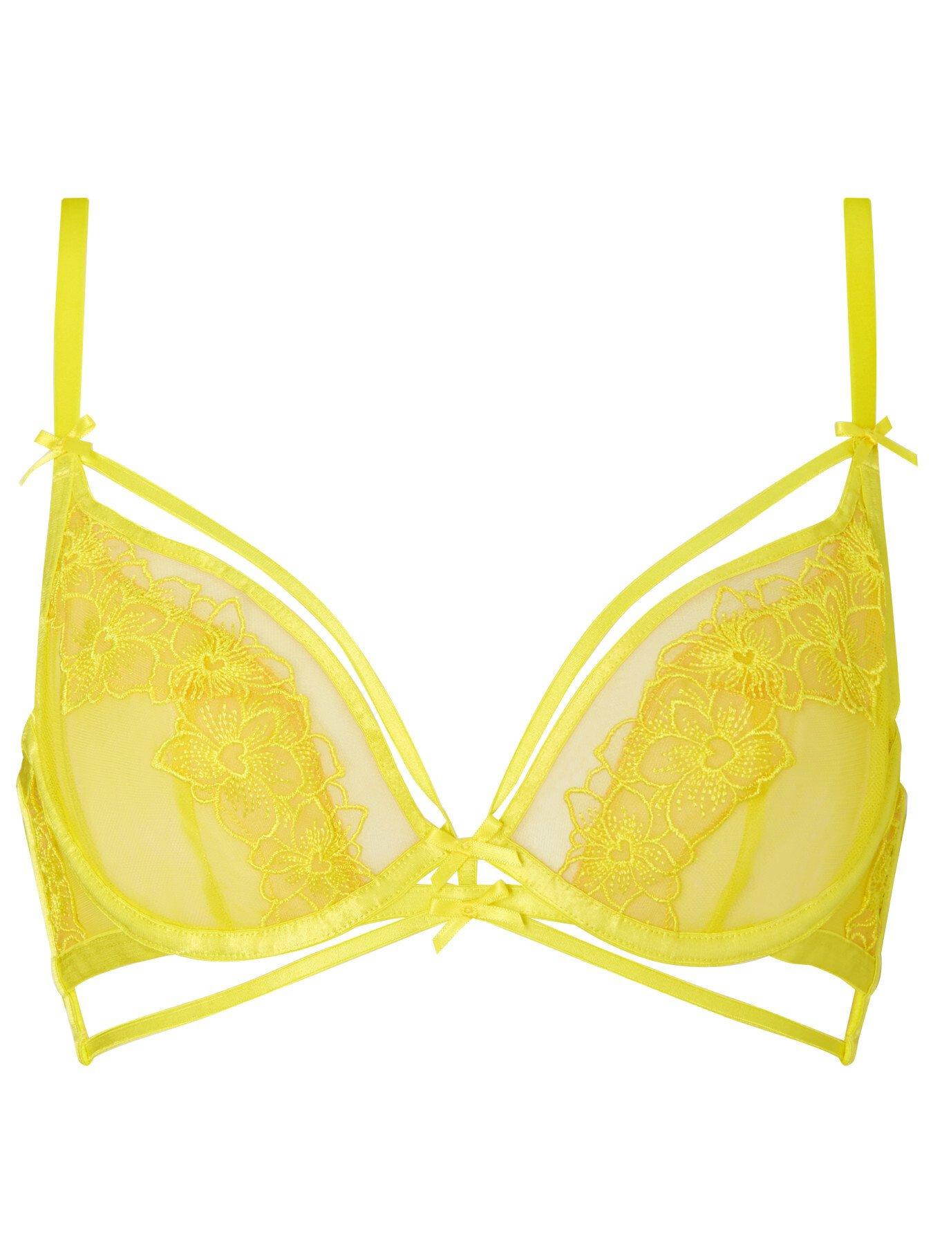 Image 4 of 4 of Ann Summers Floral Affair Non Padded Plunge Bra