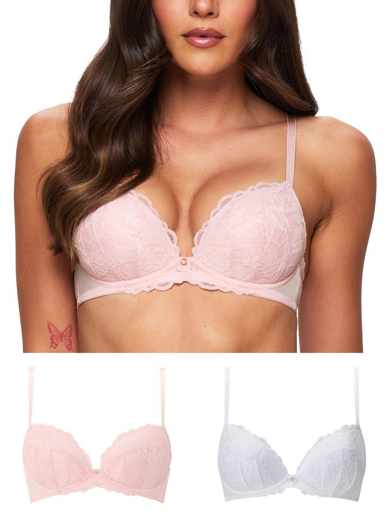 Ann Summers Sexy Lace Padded Plunge 2 Pack
