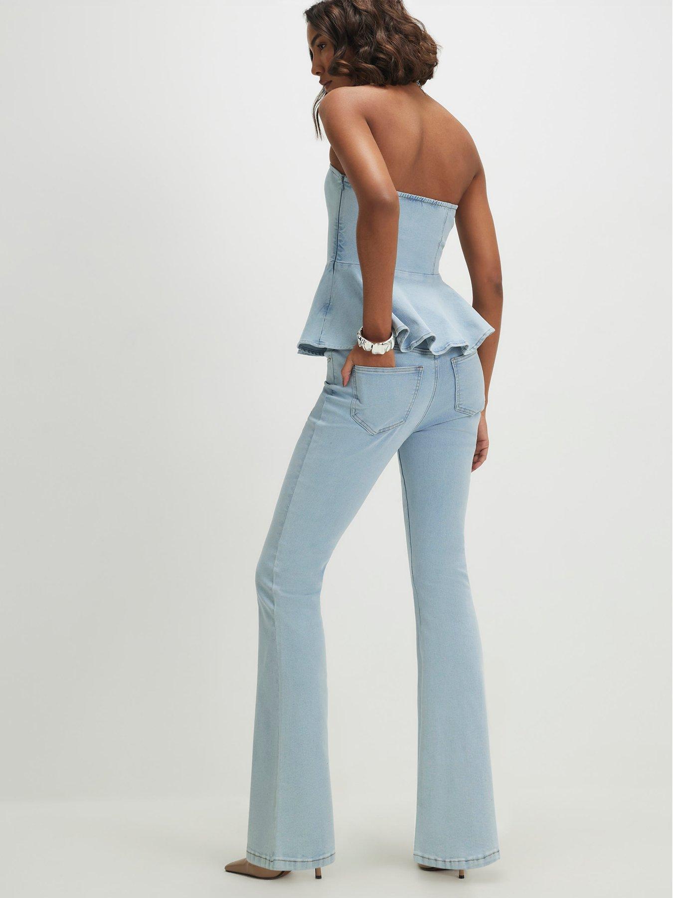 Image 2 of 4 of River Island Bootcut Seamed Jeans