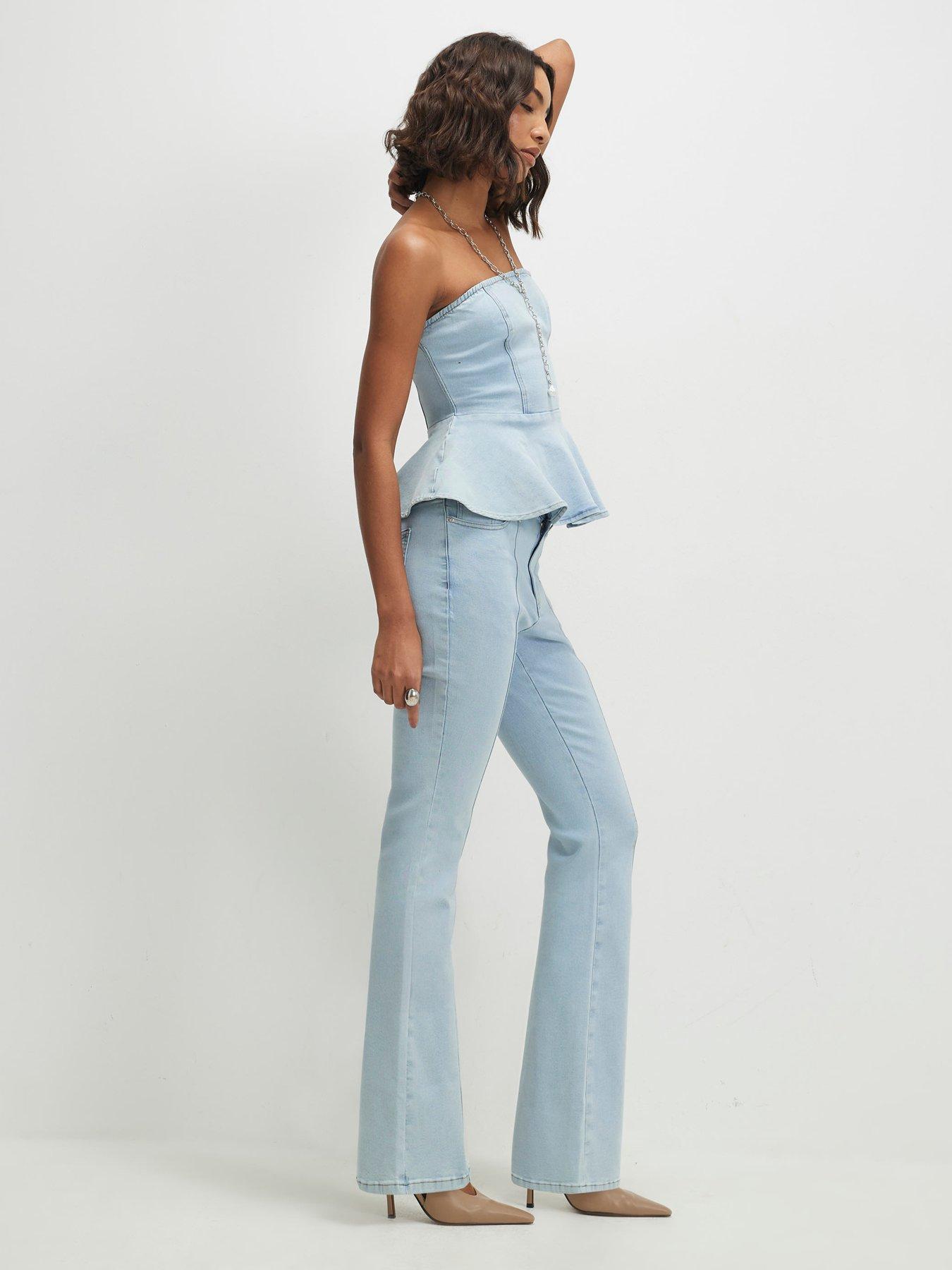 Image 3 of 4 of River Island Bootcut Seamed Jeans