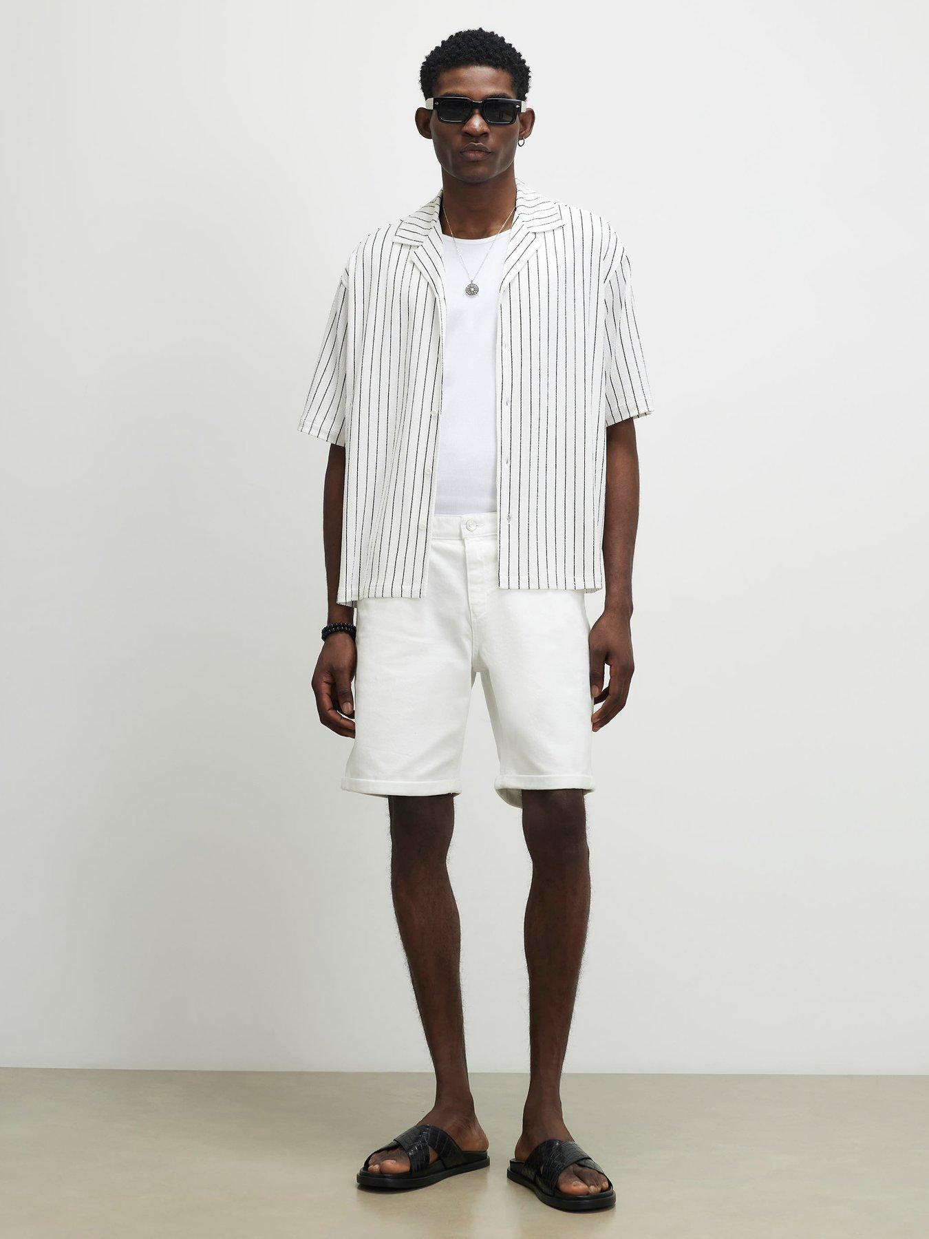  image of river-island-slim-fit-shorts