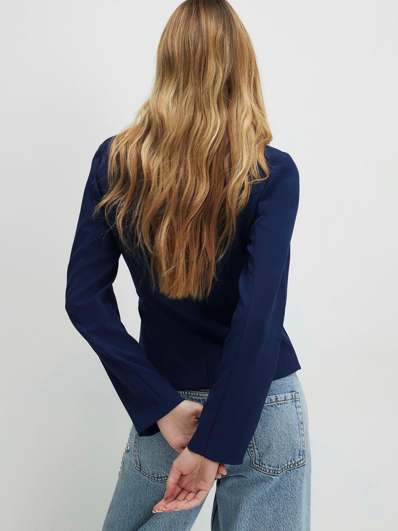Image 2 of 4 of River Island Long Sleeve Pleated Jacket