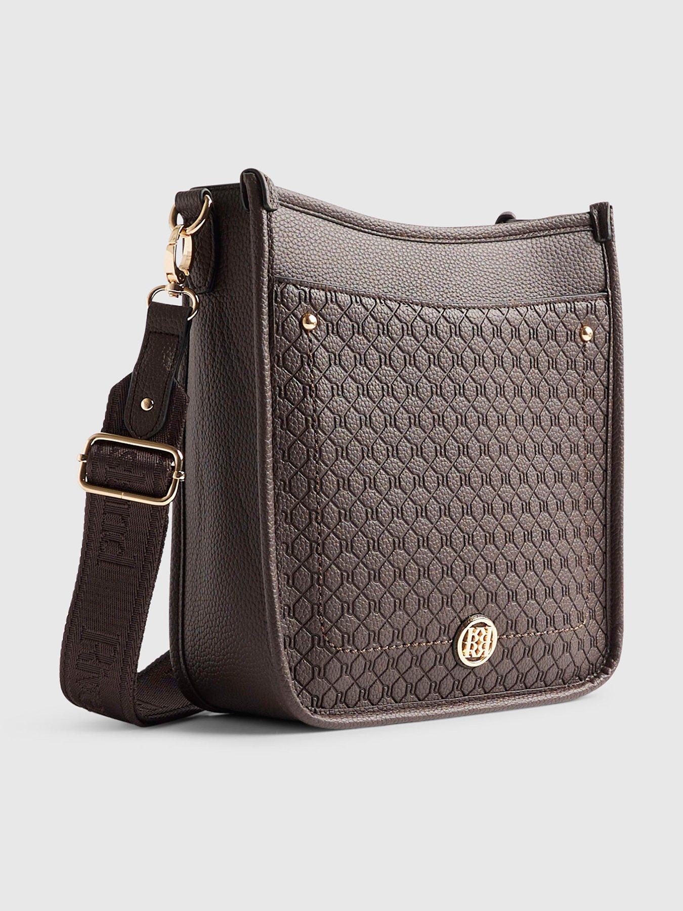 River Island Embossed Pocket Messenger Bag