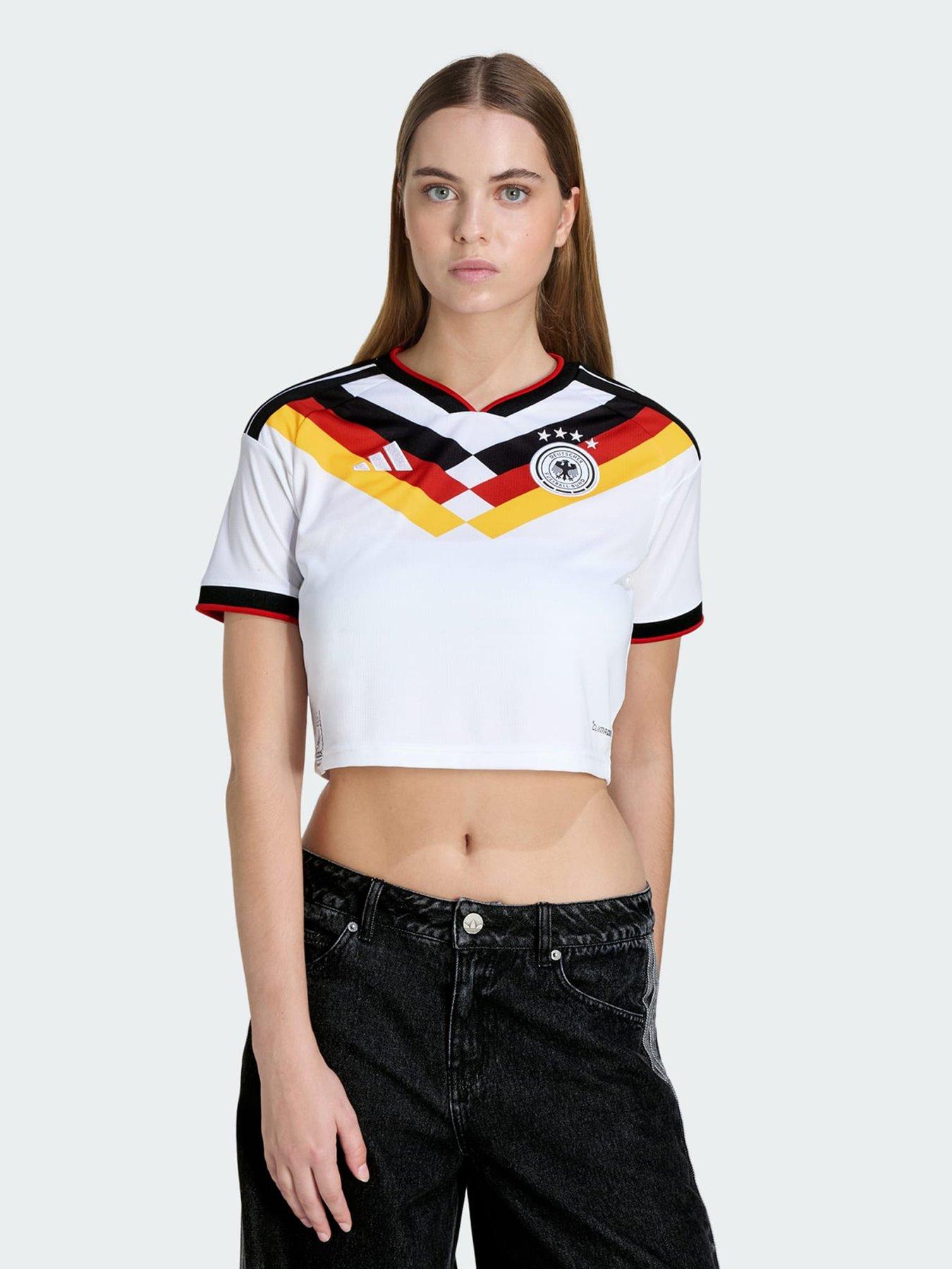 Image 1 of 6 of adidas Germany 26 Home Cropped Jersey