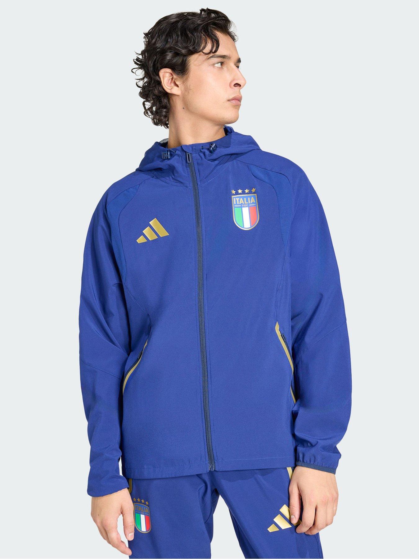 adidas Italy Tiro Travel Full Zip Windbreaker