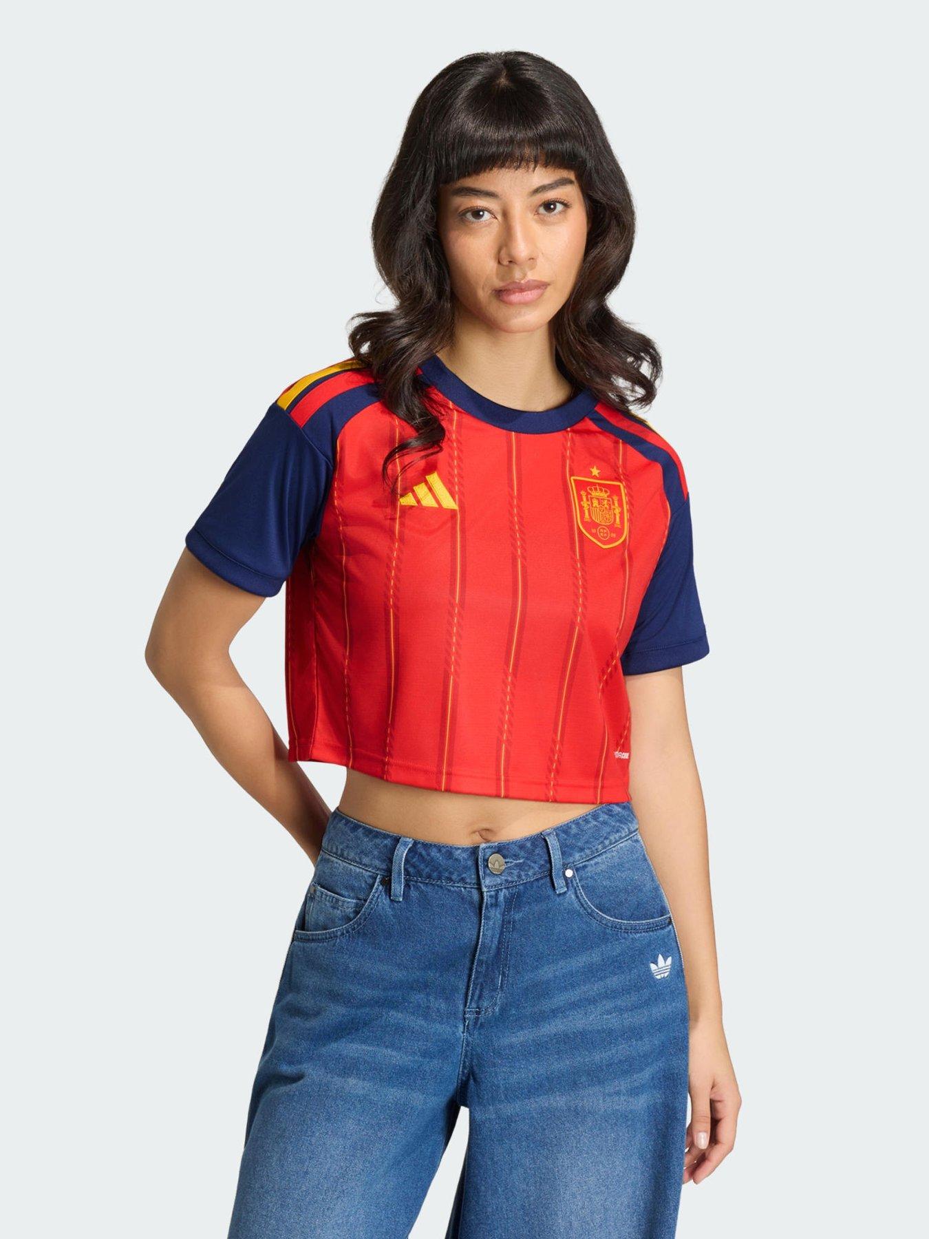 adidas Spain 26 Home Cropped Jersey