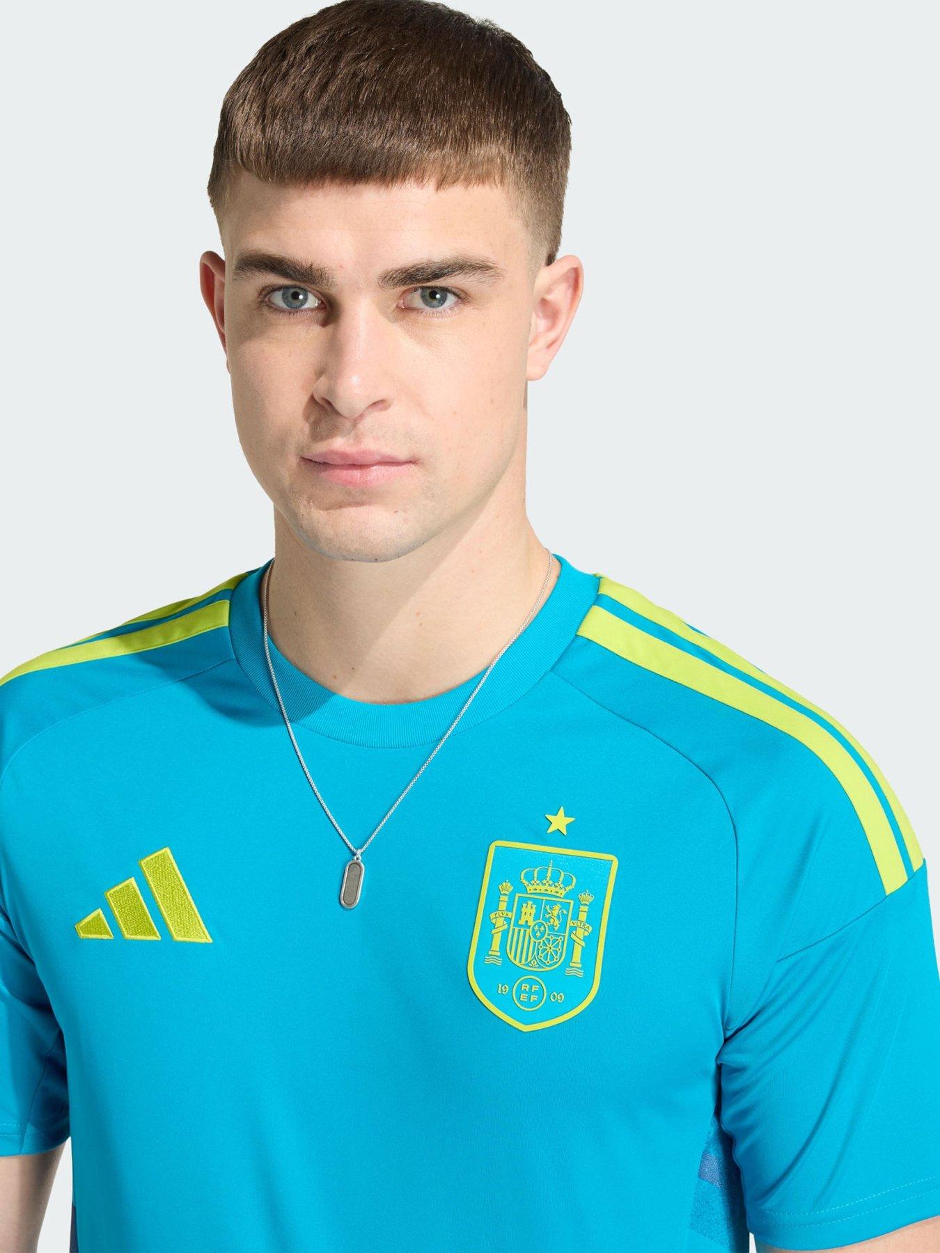  image of adidas-spain-26-home-goalkeeper-jersey