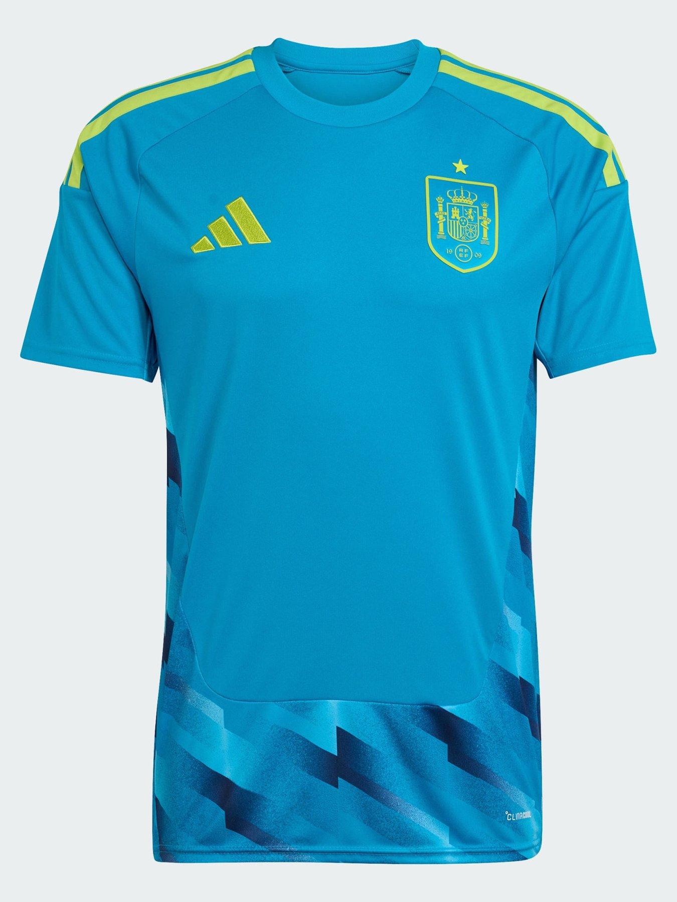  image of adidas-spain-26-home-goalkeeper-jersey