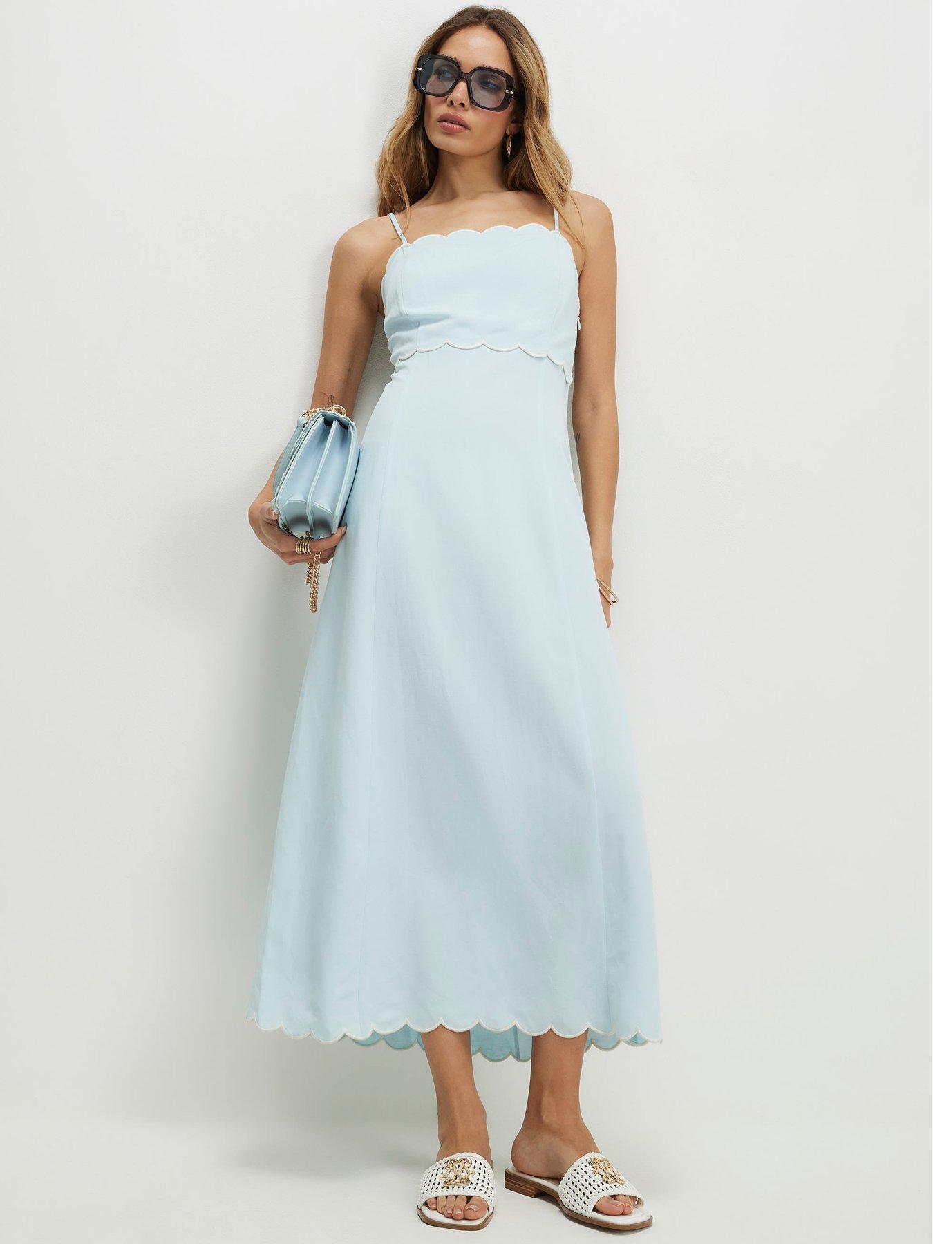 cotton long dress Tee Dress main image 1