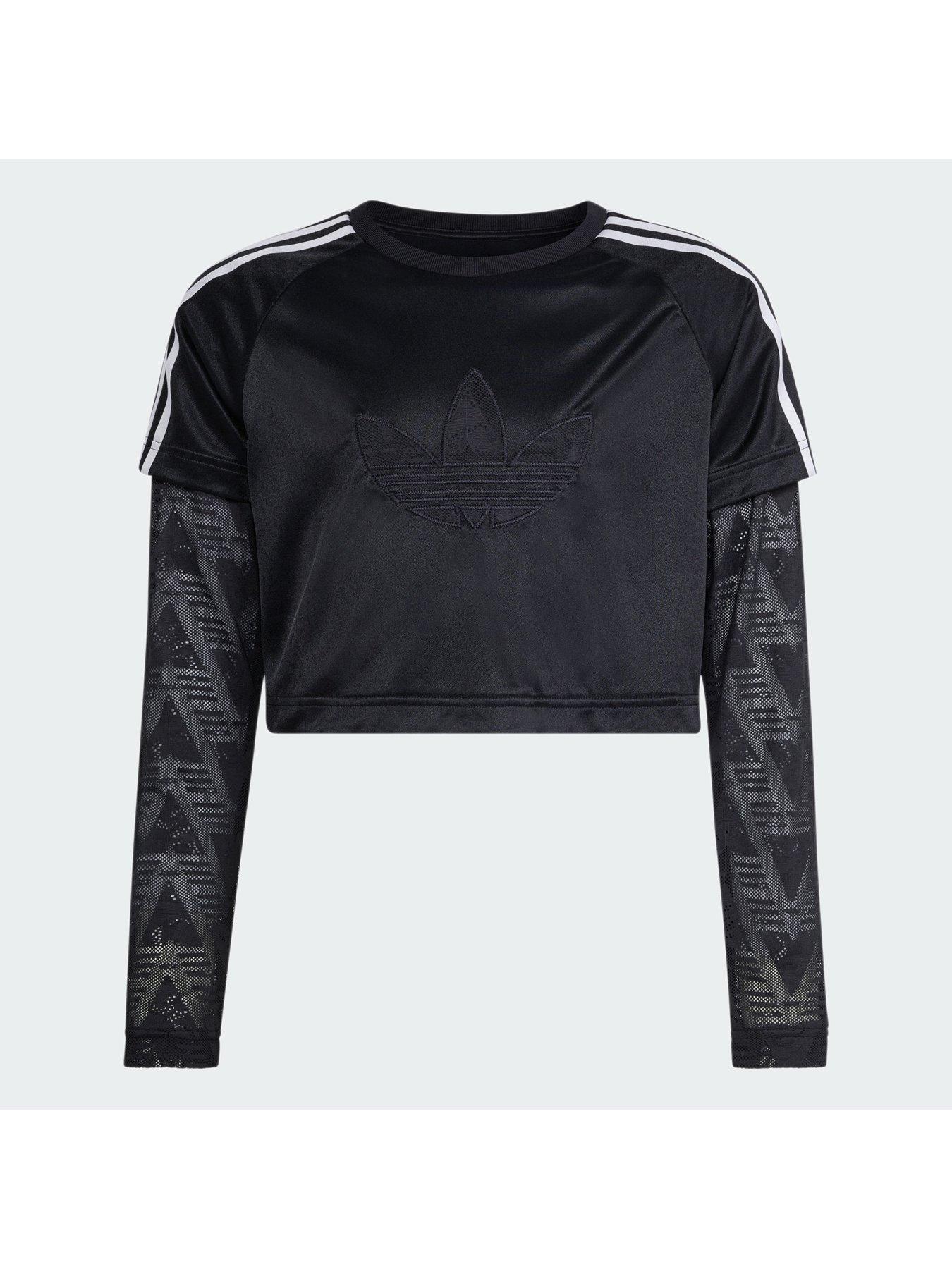 Image 5 of 5 of adidas Originals LOOSE 2IN1 LACE LONGSLEEVE T-Shirt