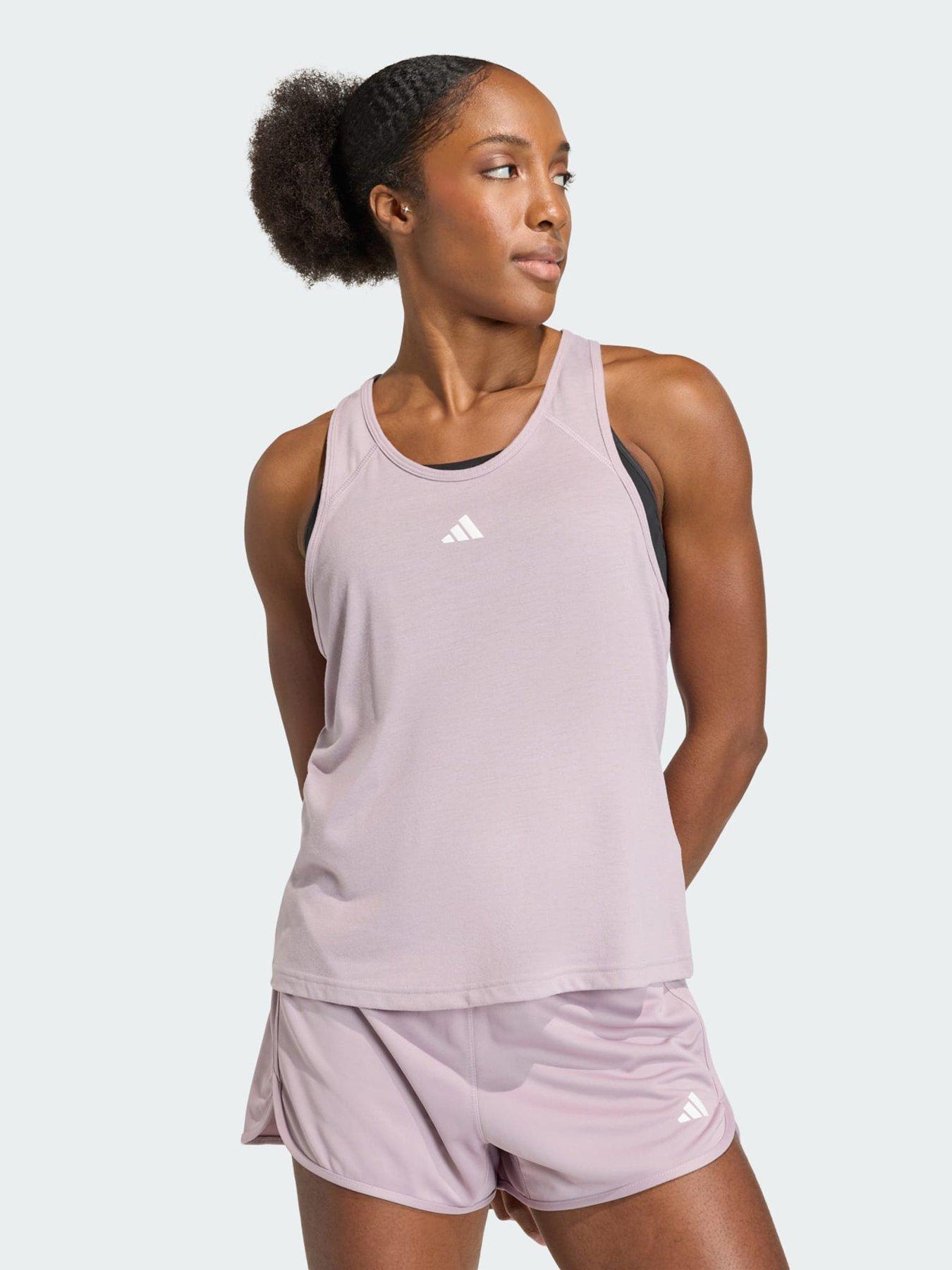 adidas Train Essentials Minimal Branding Racerback Tank Top