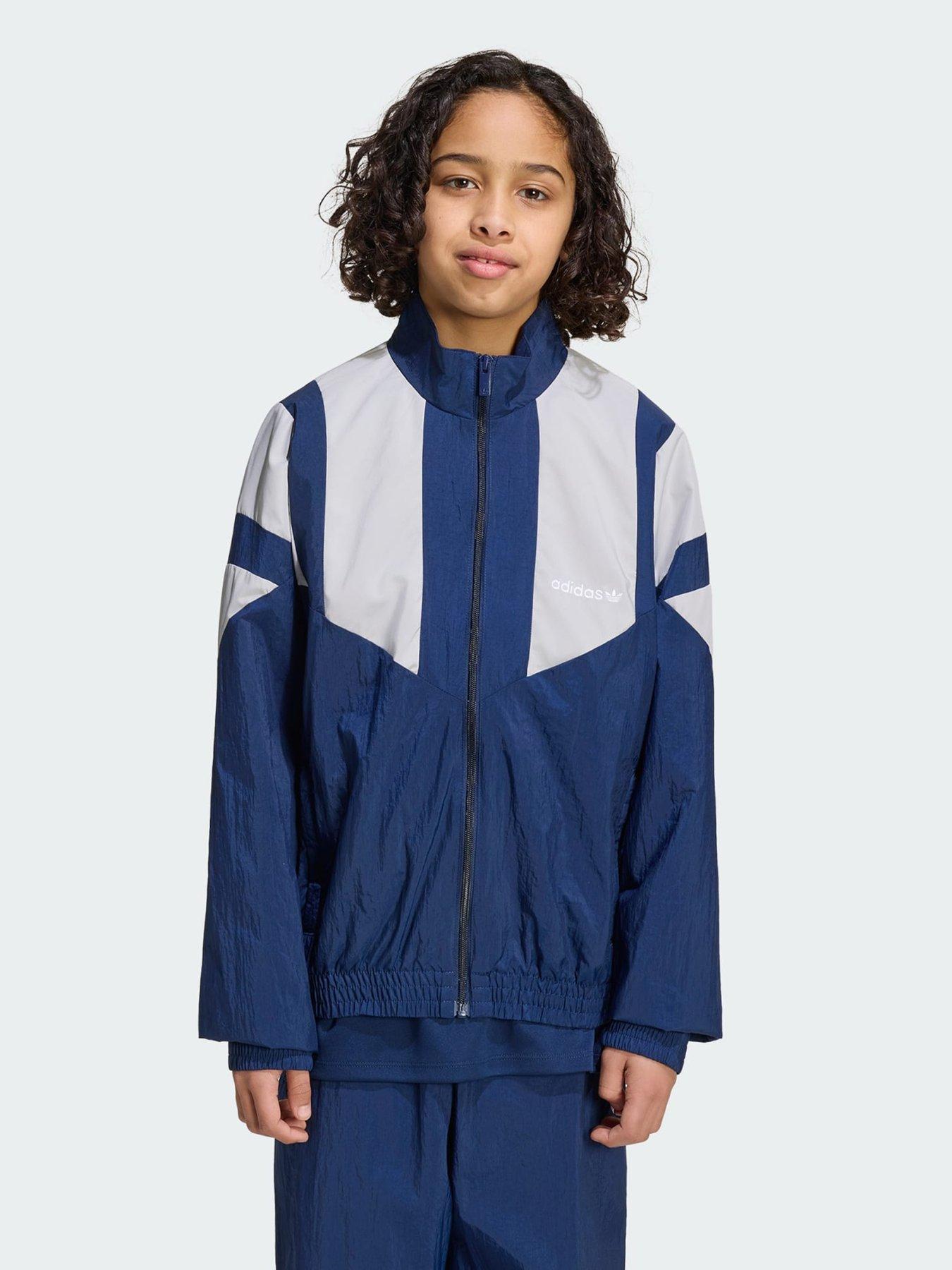 adidas Originals Oversized Blocked Woven Track Top