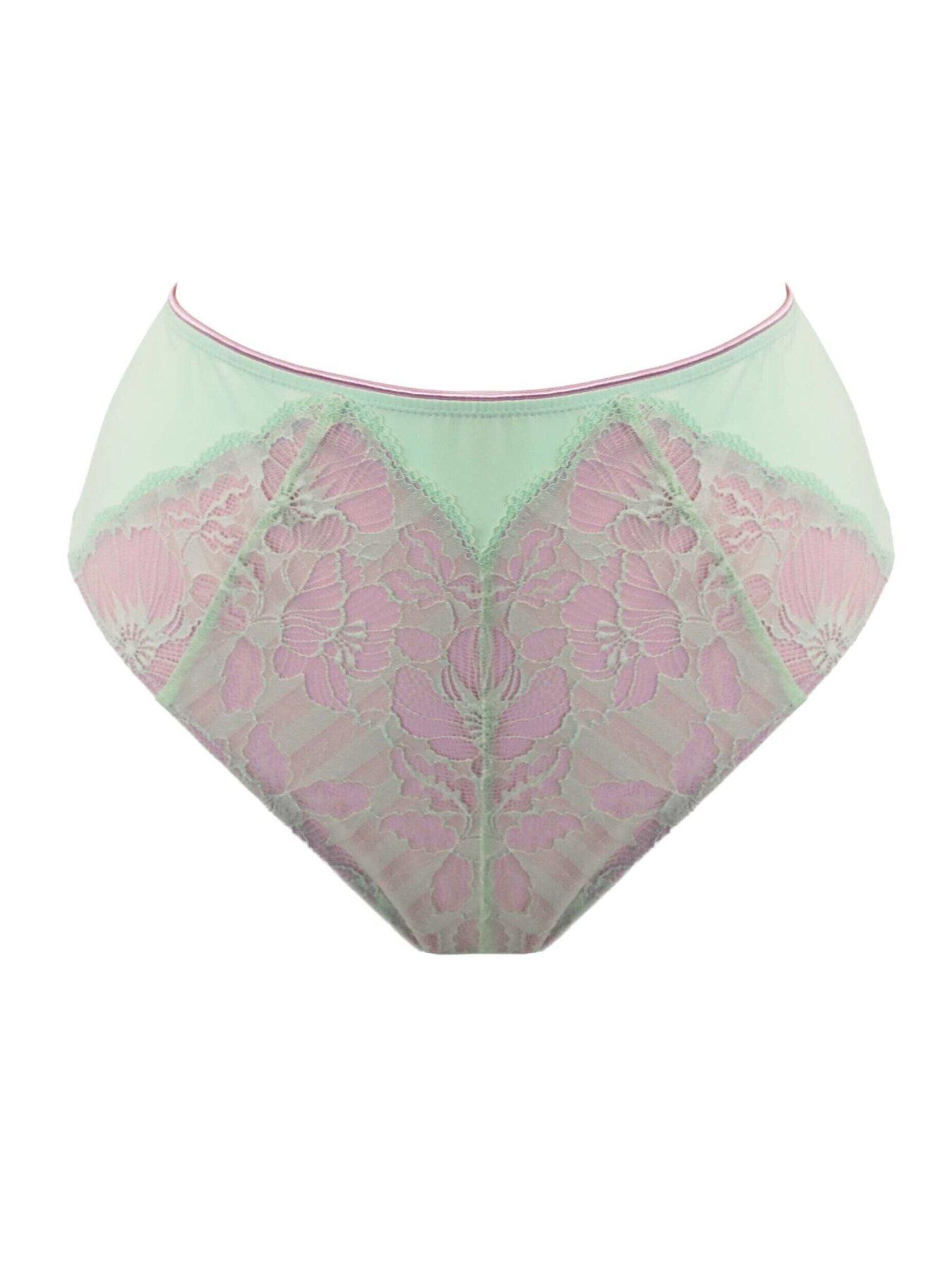 Image 3 of 4 of Pour Moi Atelier Lace High-Waist Deep Brief