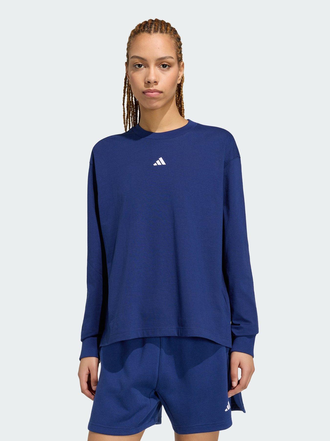 adidas 3 STRIPES STUDIO BOYFRIEND LONGSLEEVE TEE