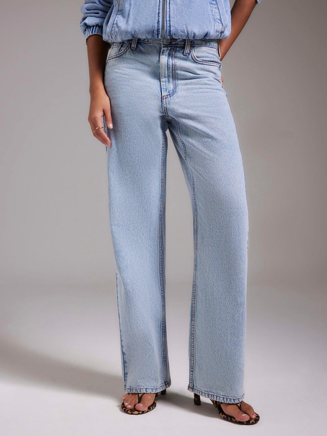 River Island Relaxed Straight Leg Jeans