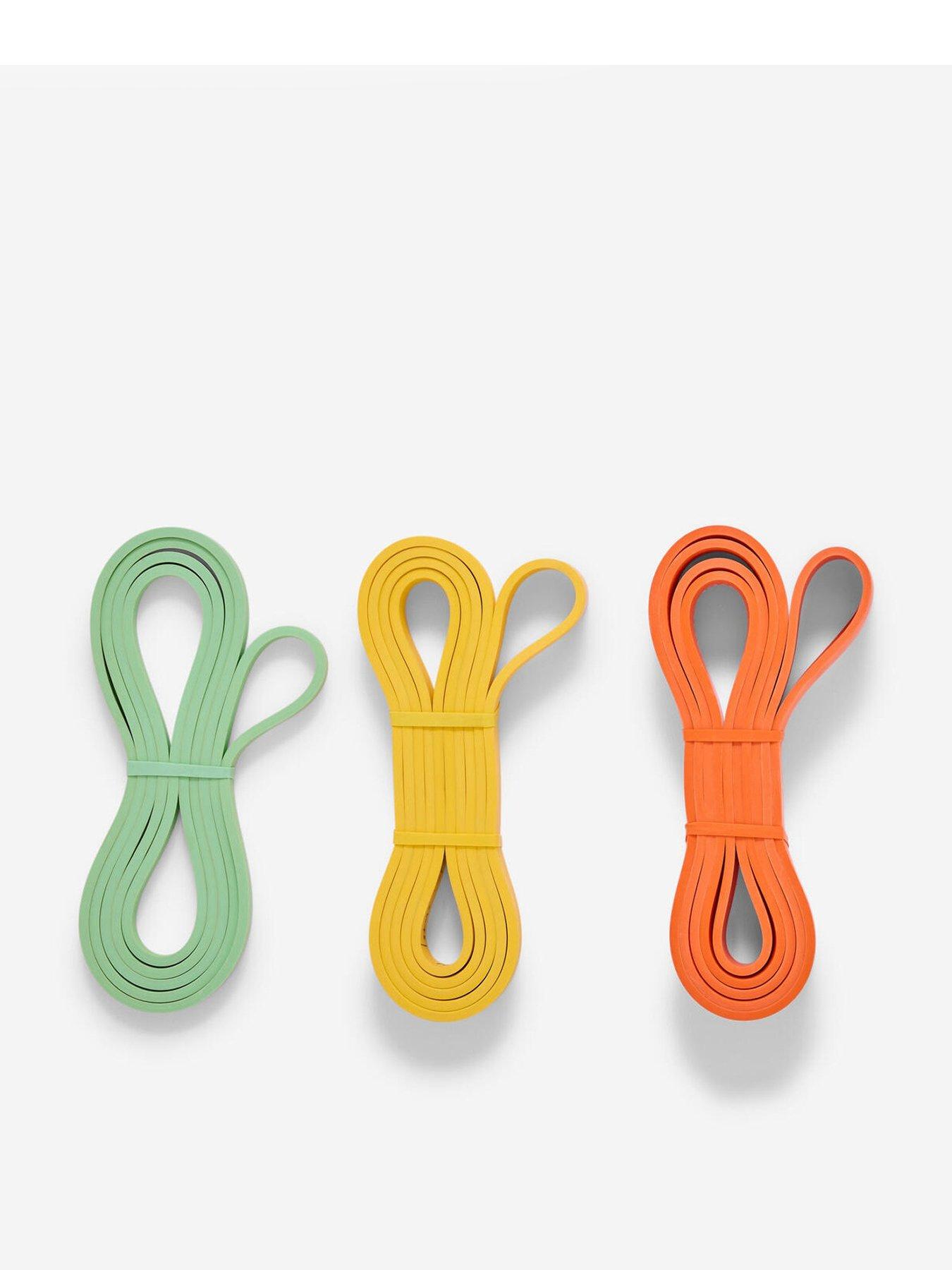 Decathlon Set of 3 Weight Training Resistance Bands 10/20/30 kg