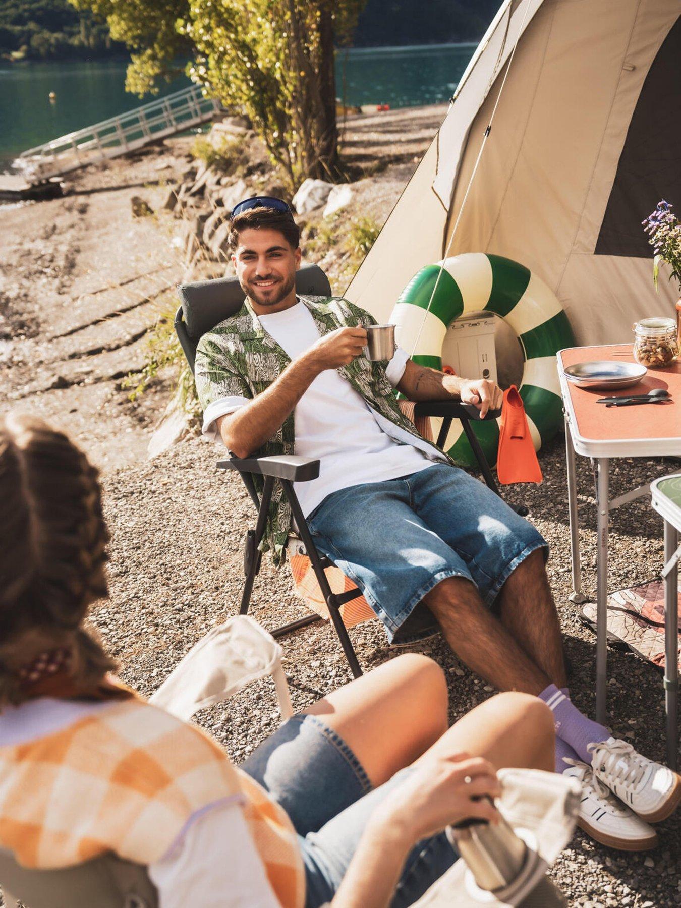 Image 6 of 6 of Decathlon Comfortable, folding, reclining camping chair