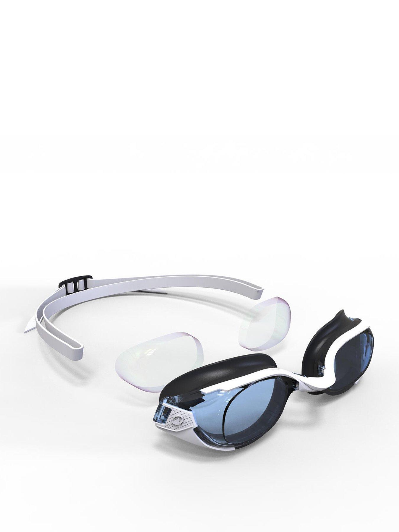 Decathlon Swimming One Size fits All Anti Fog Goggles One Size Fits All - White/Blue