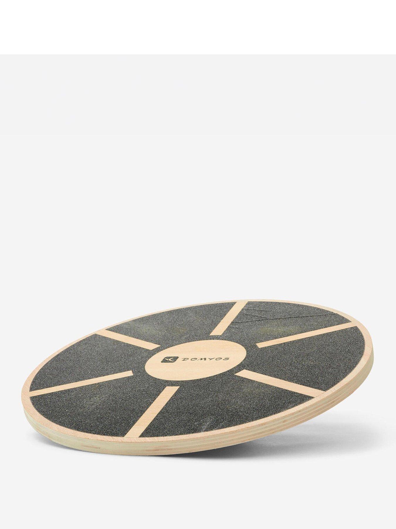 Decathlon V2 Fitness Balance Board - Black Wood