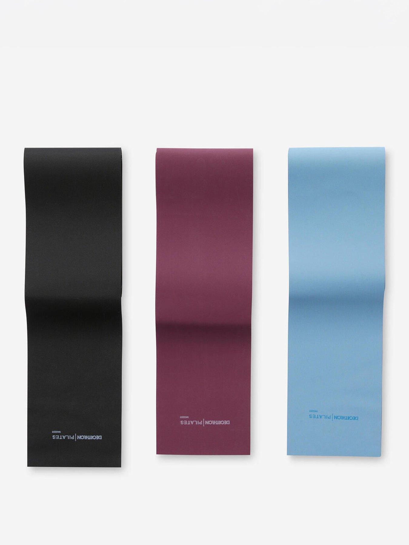 Decathlon Pilates Elastic Bands Tri-Pack - 2, 3, and 4 kg Resistance