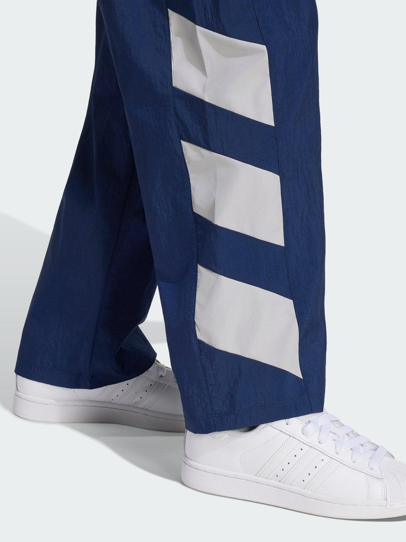 Image 4 of 5 of adidas Originals Oversized Blocked Woven Track Pants
