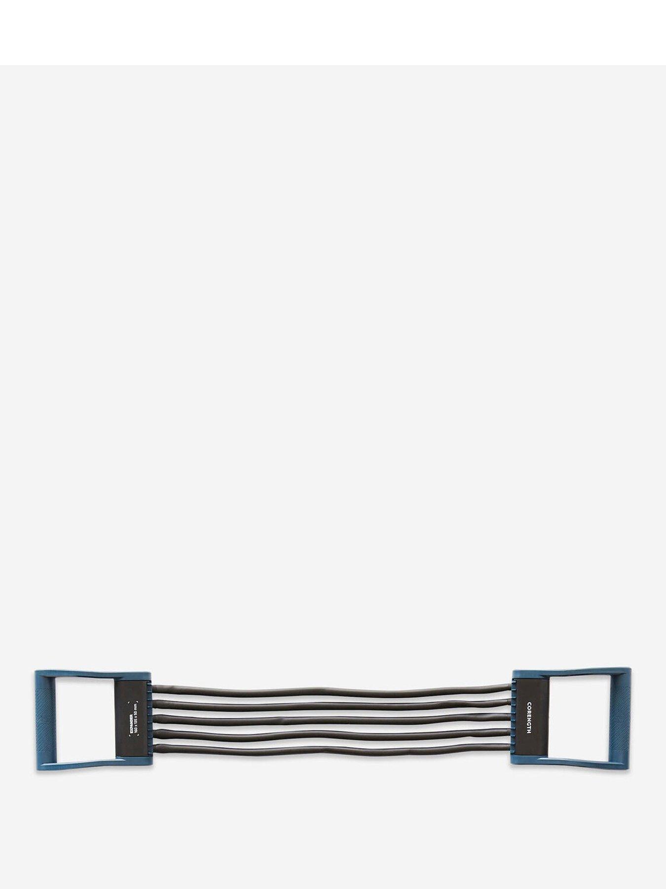 Decathlon V2 Adjustable Weight Training Expander 5 to 25 kg - Black/Blue