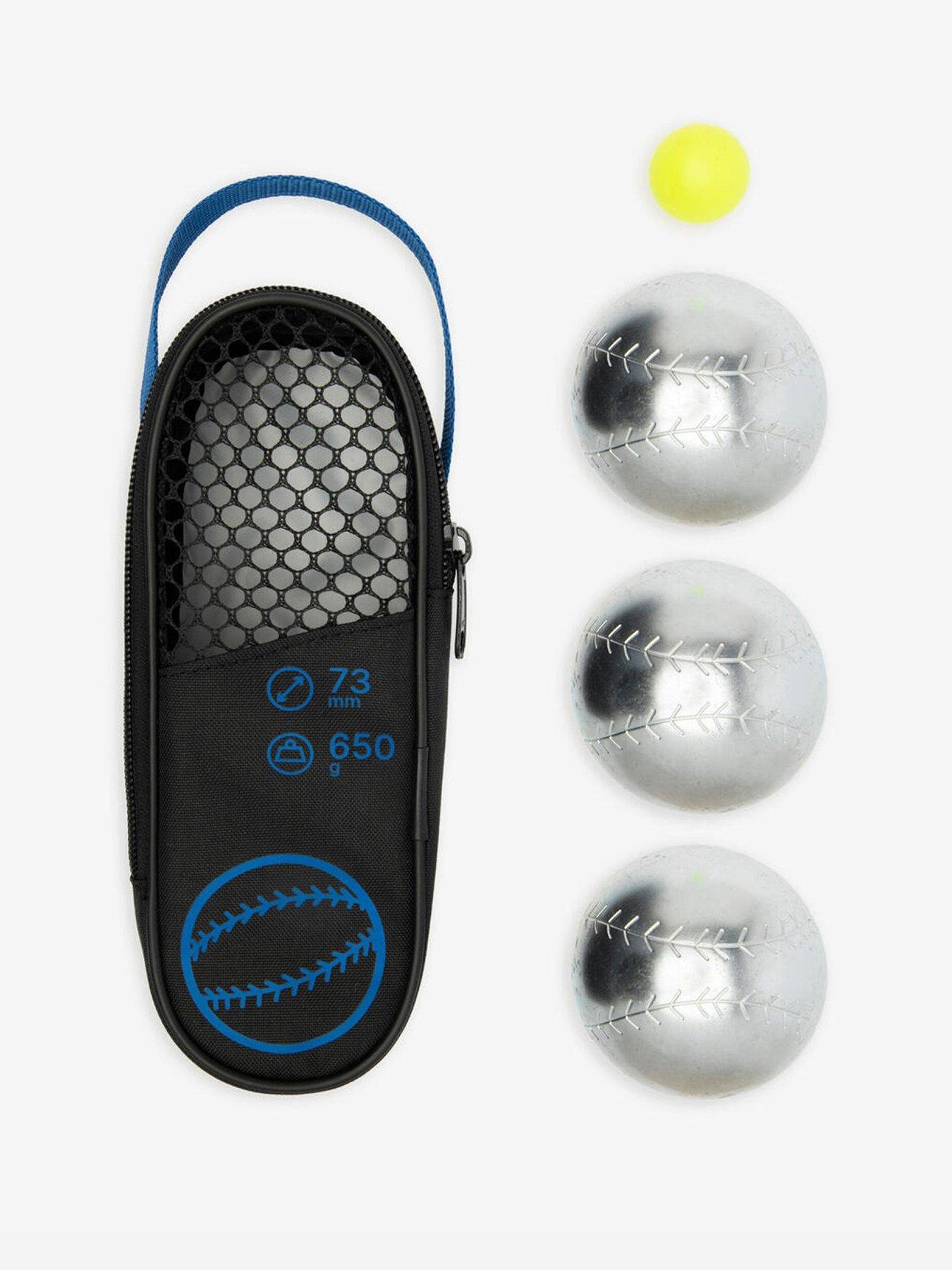 Decathlon Set of 3 Recreational Petanque Boules 500 - Blue