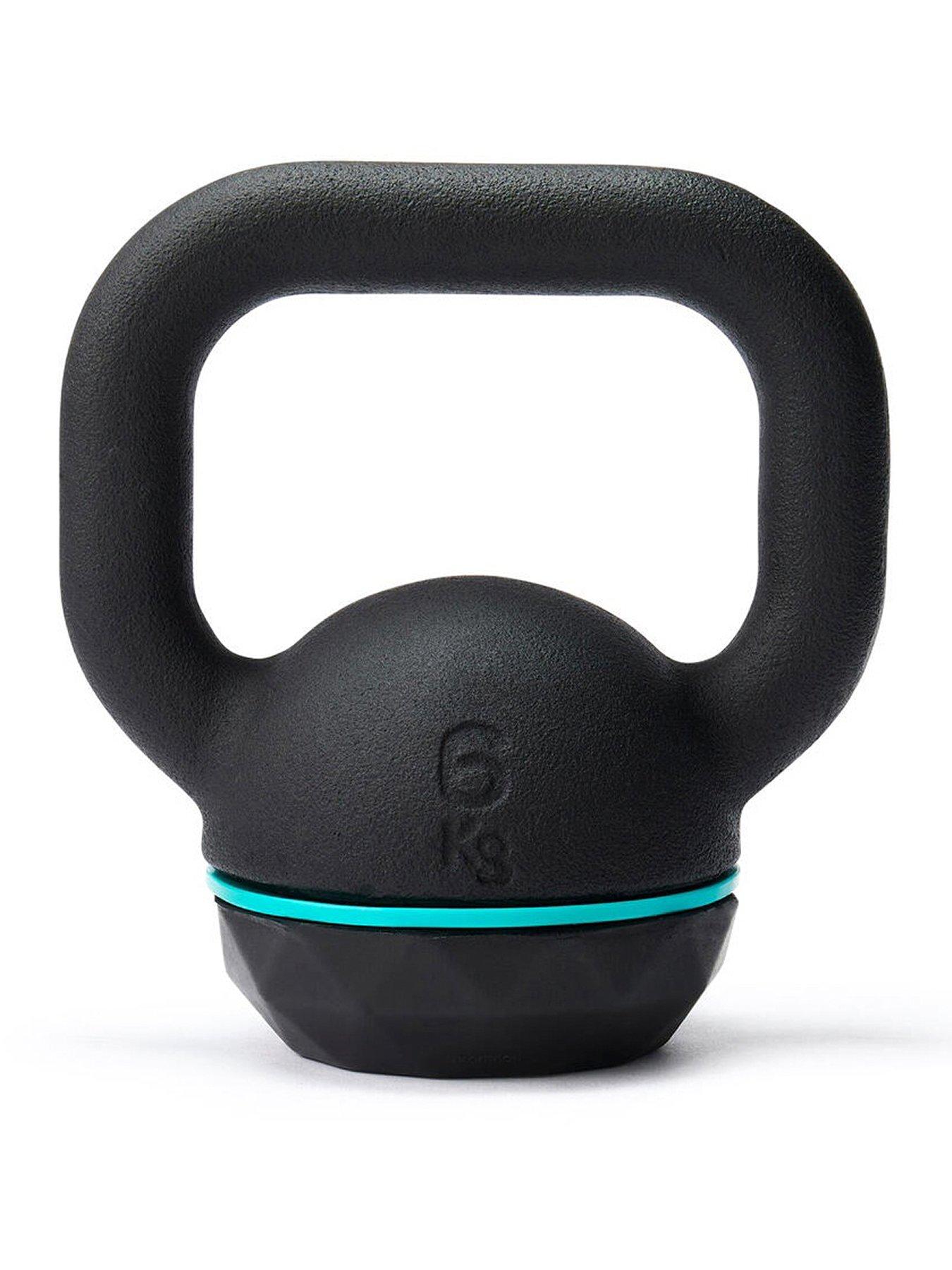 Image 1 of 3 of Decathlon Cast Iron Kettlebell with Rubber Base 6kg