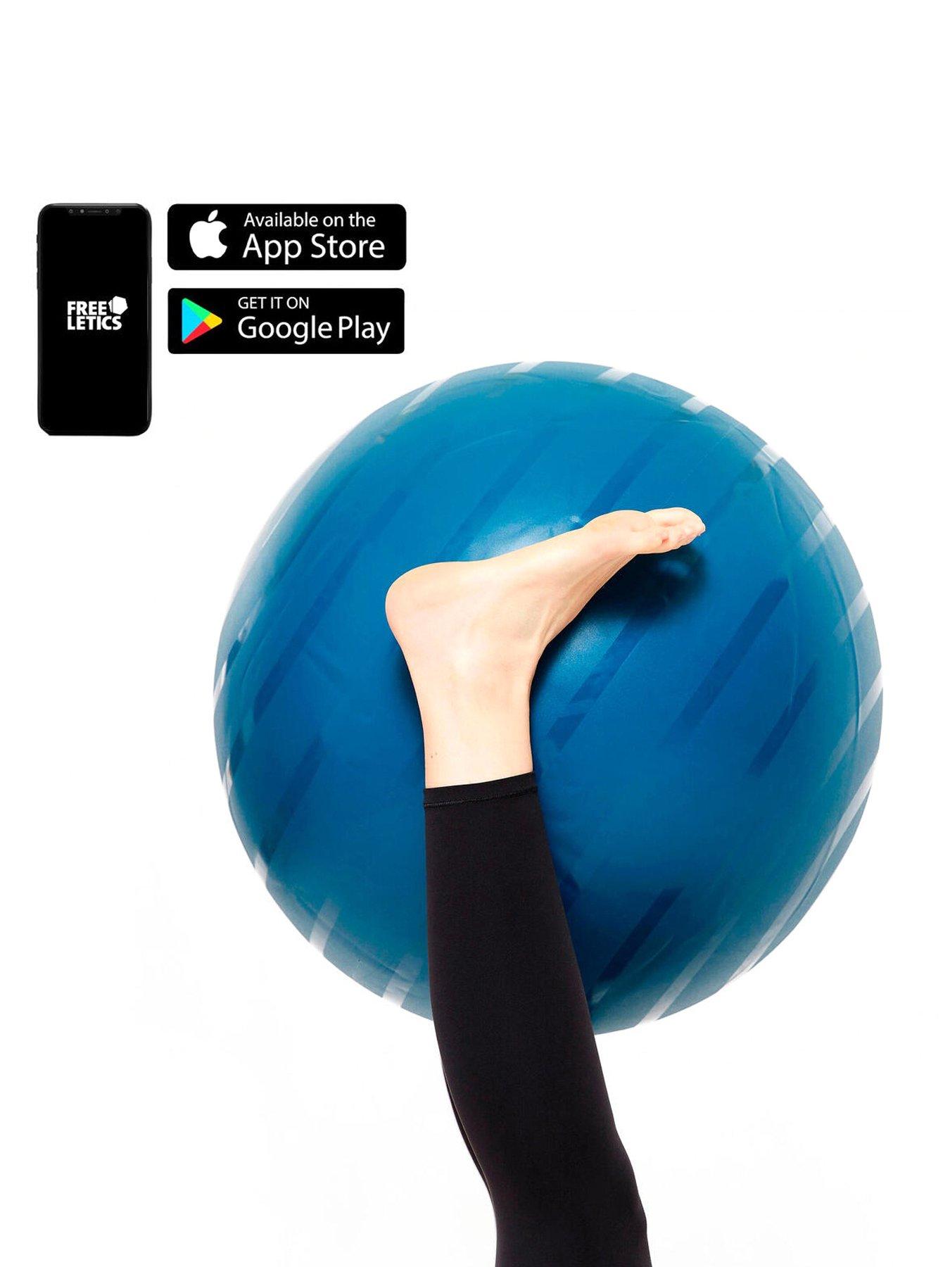 Image 4 of 6 of Decathlon Size 1 / 55 cm Durable Swiss Ball - Blue