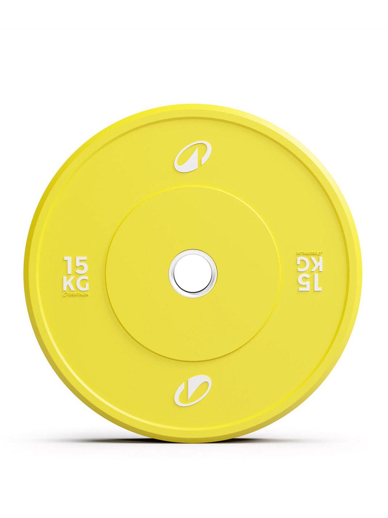 Decathlon Weightlifting and Cross-Training 15 kg Plate