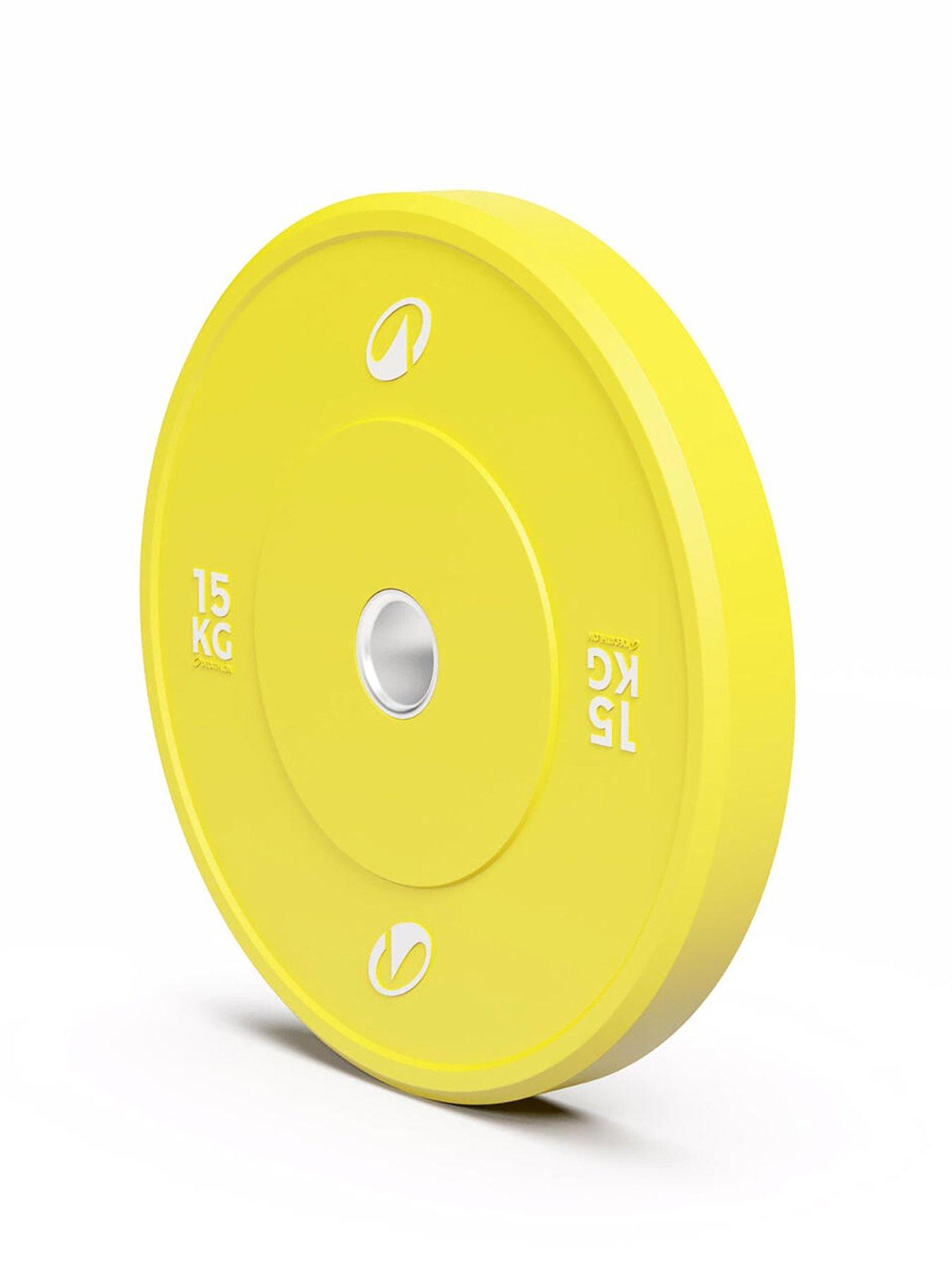 Image 2 of 3 of Decathlon Weightlifting and Cross-Training 15 kg Plate
