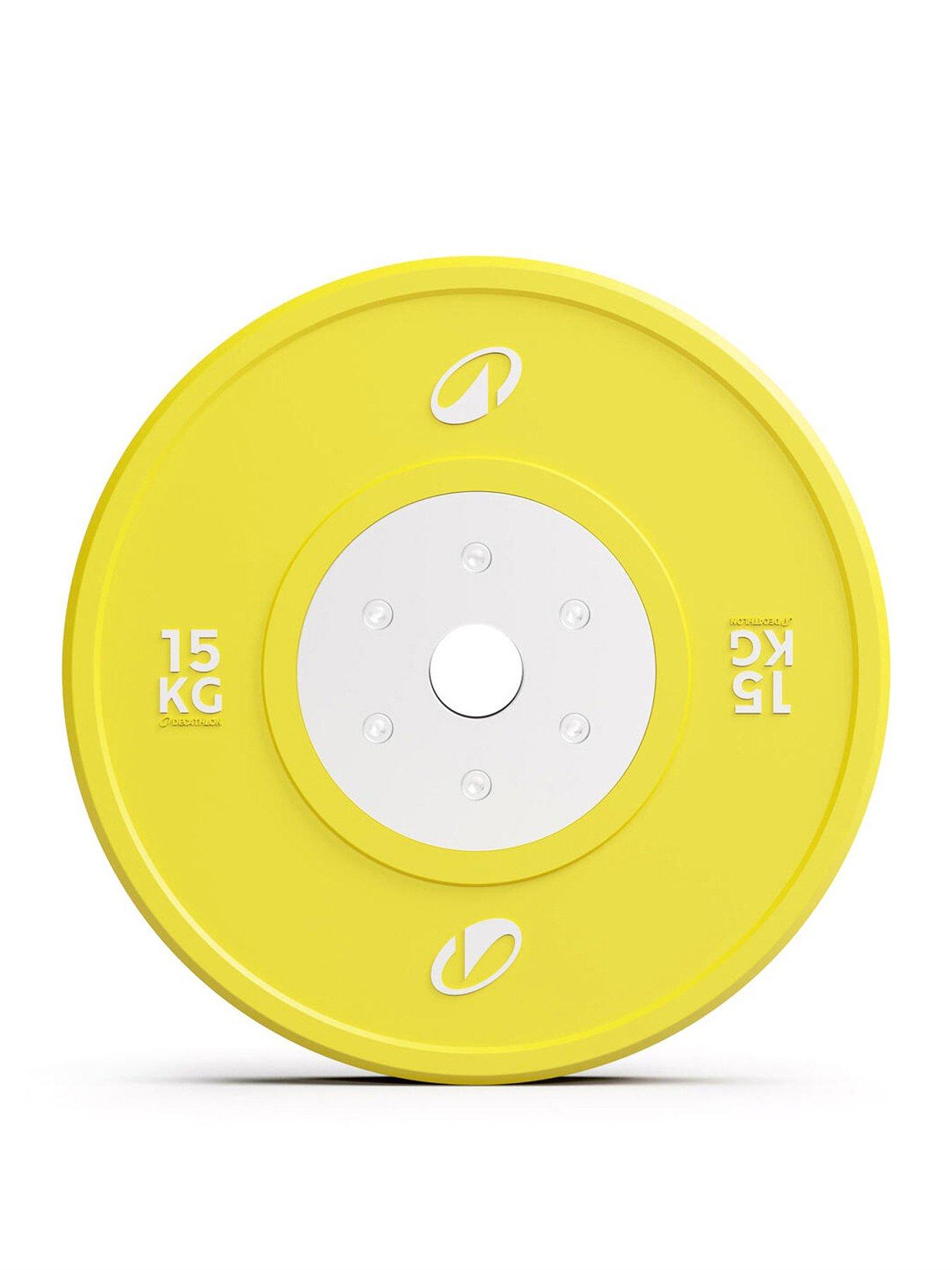 Decathlon 15kg Calibrated Weight-Lifting Plate
