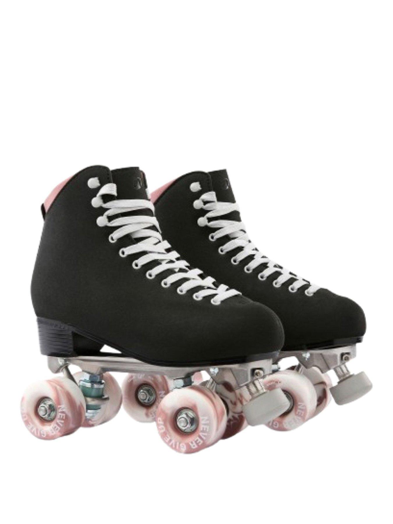 Image 1 of 6 of Decathlon Quad Roller Skates Dancing D500 - Black