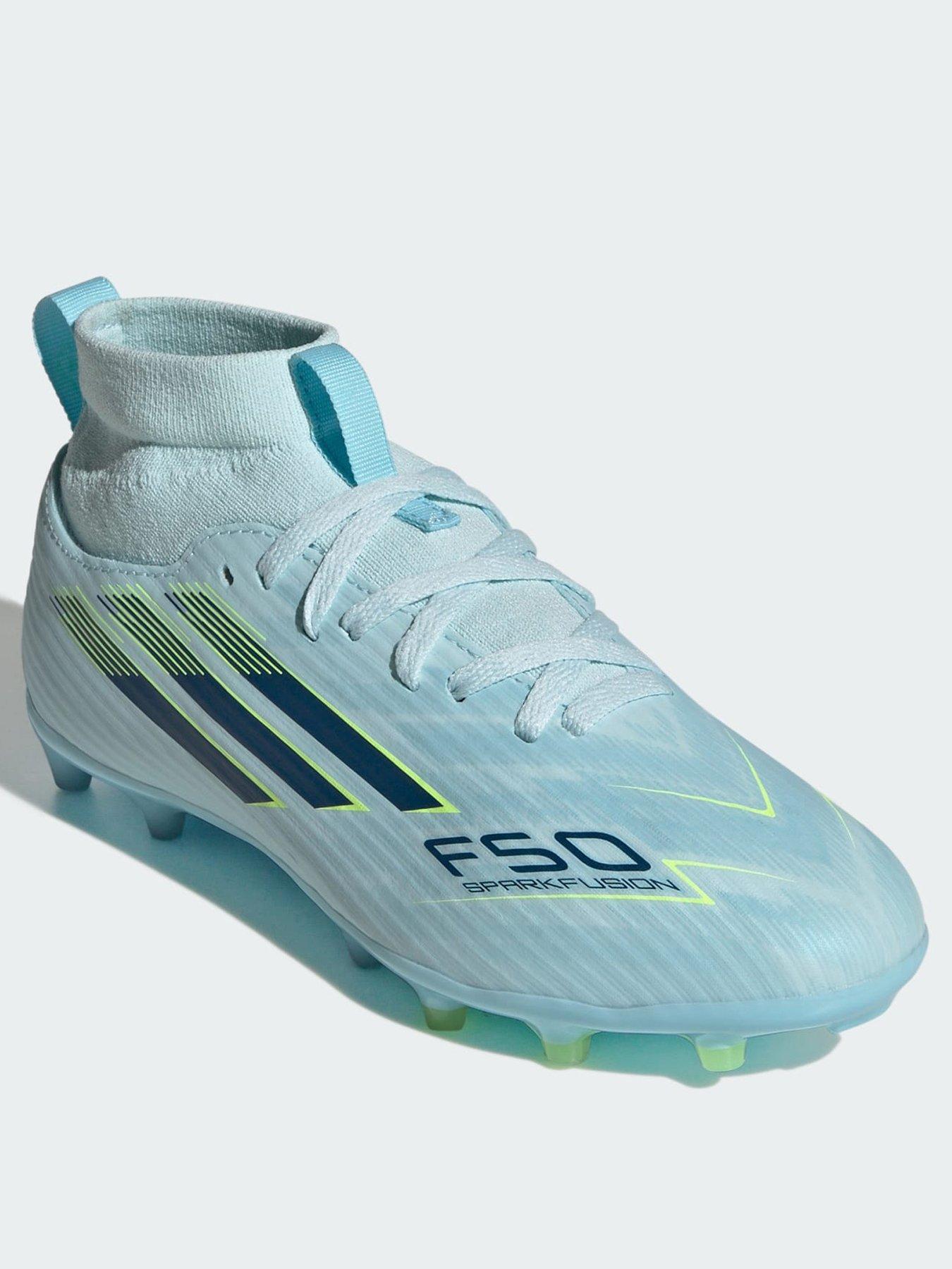 Image 2 of 7 of adidas F50 SPARKFUSION LEAGUE Mid Cut Firm Ground / Artificial Ground Football Boots Kids