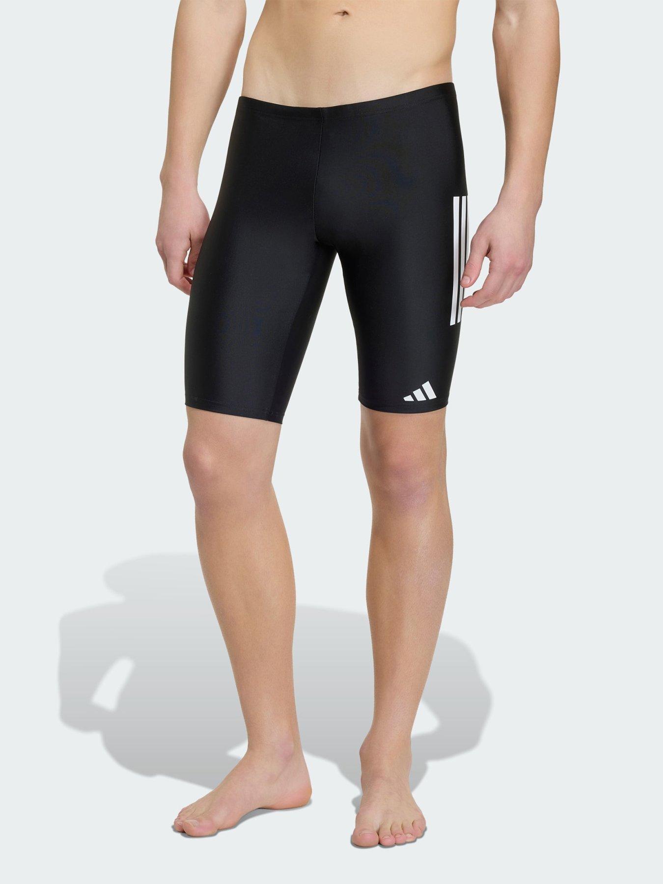 adidas 3-Stripes Swim Jammers - Black
