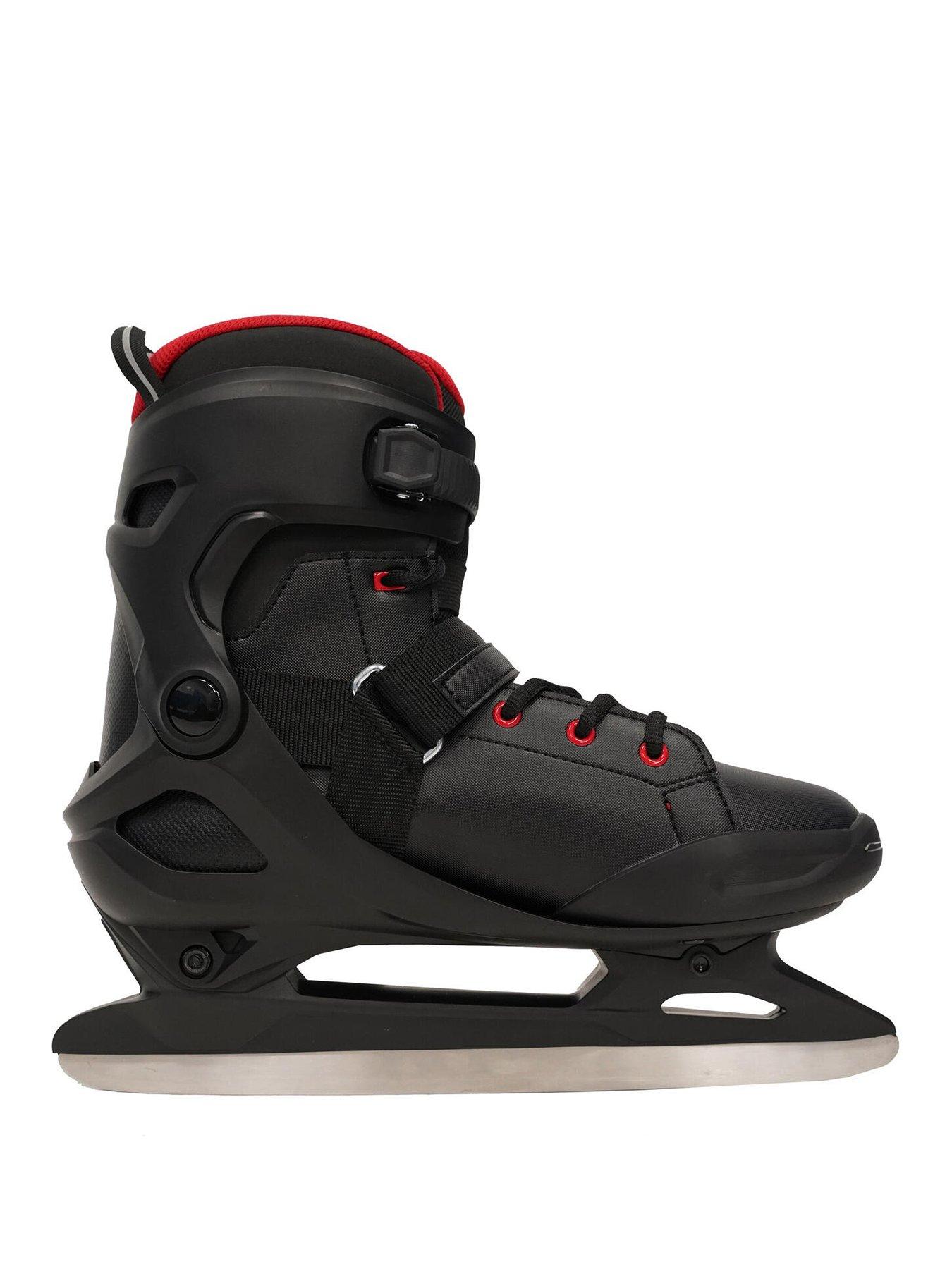 Decathlon Men's Ice Skates Fit 500 - Black/Red