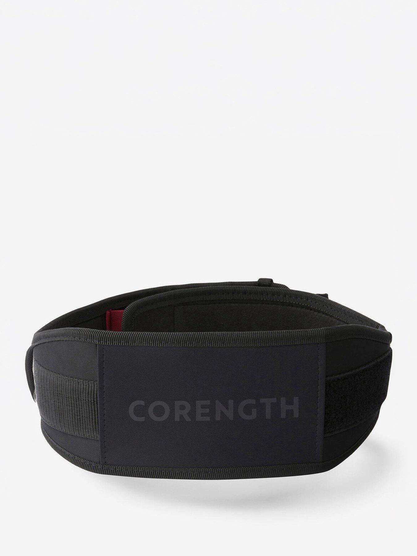 Image 1 of 4 of Decathlon Weight Training Belt with Dual Nylon Closure - Black