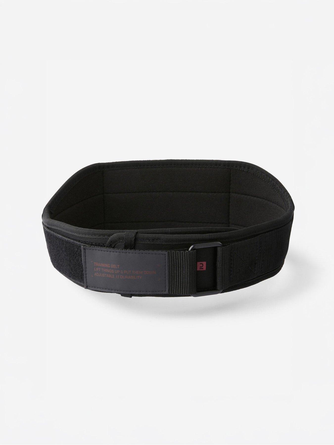 Image 2 of 4 of Decathlon Weight Training Belt with Dual Nylon Closure - Black