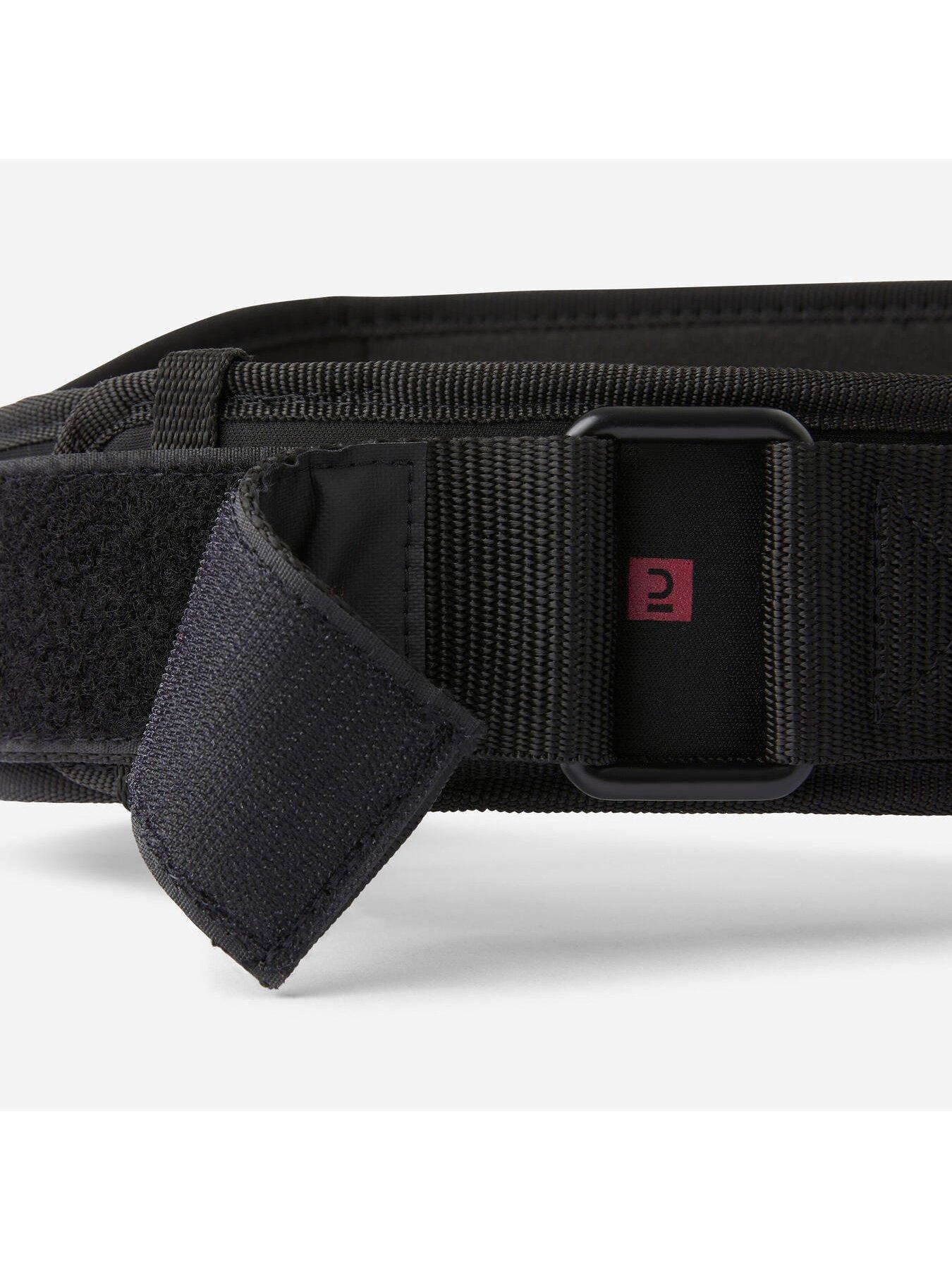 Image 3 of 4 of Decathlon Weight Training Belt with Dual Nylon Closure - Black