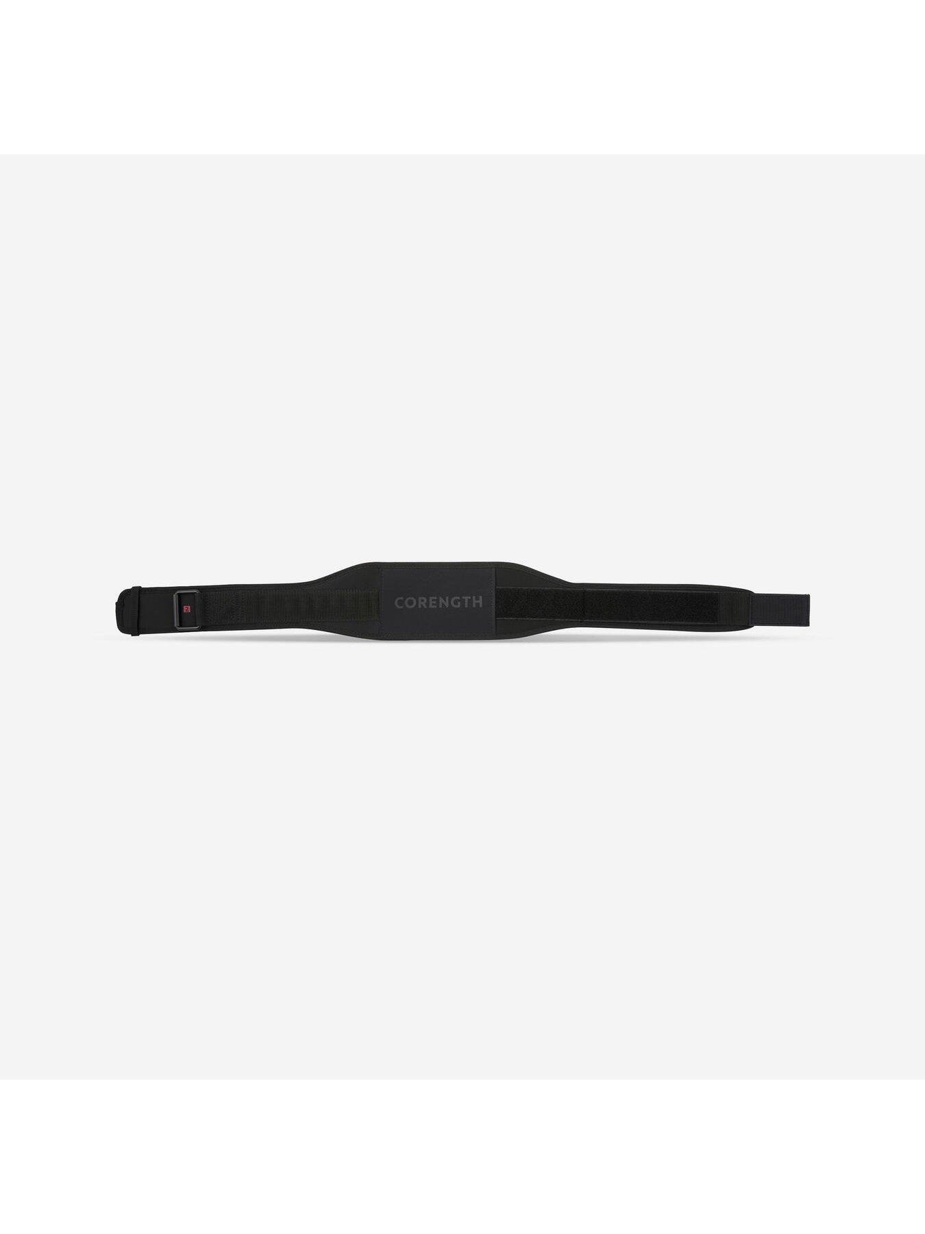 Image 4 of 4 of Decathlon Weight Training Belt with Dual Nylon Closure - Black