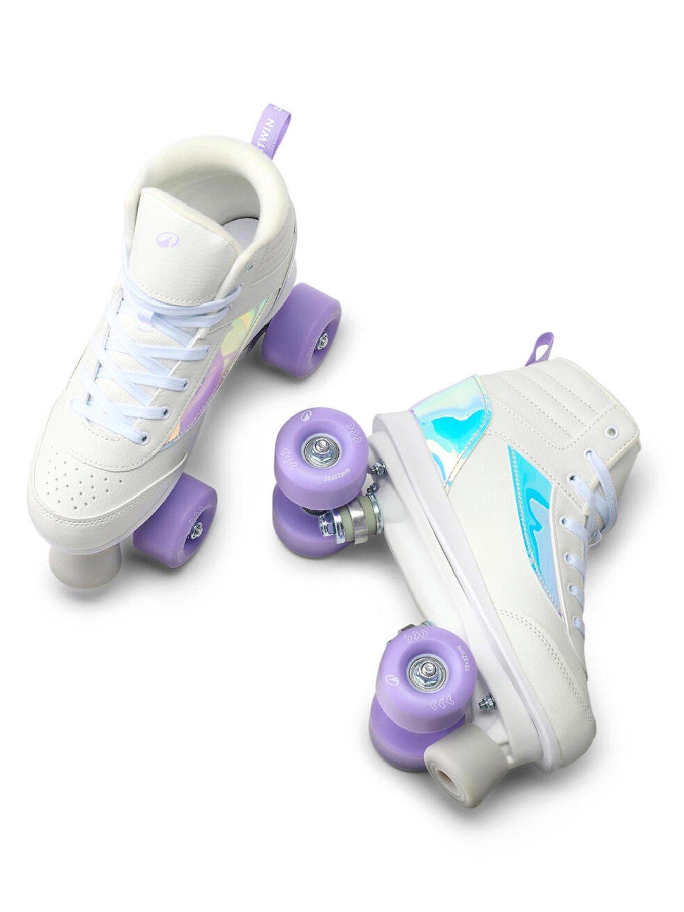 Image 3 of 6 of Decathlon Quad Roller Skates 100 - Lilac
