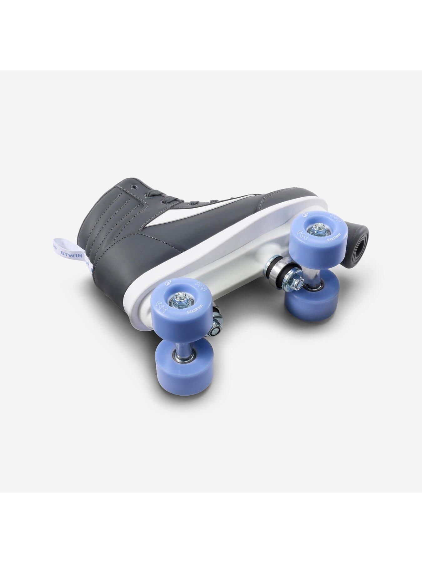 Image 5 of 6 of Decathlon Kids' Quad Roller Skates-Blue