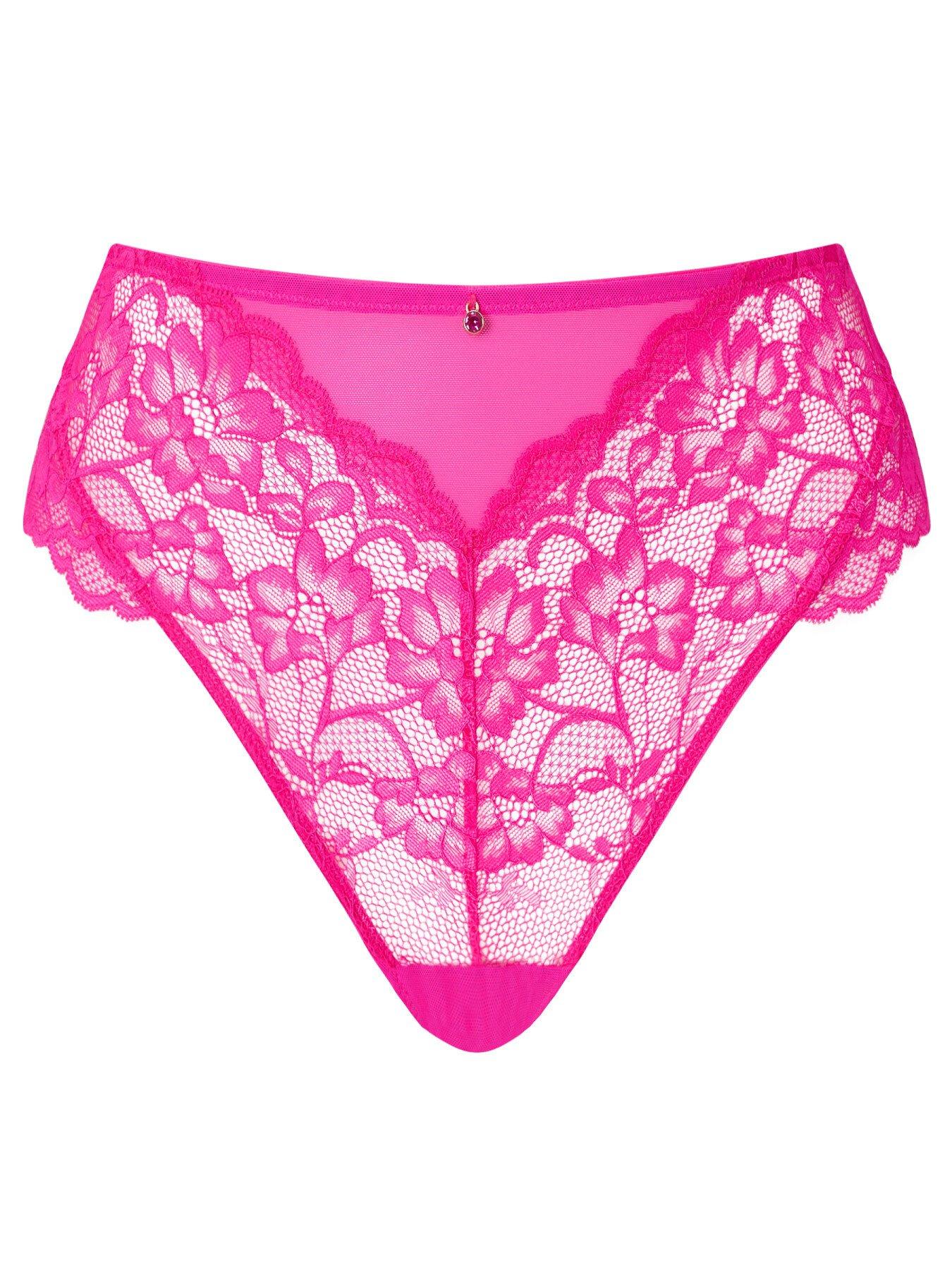 Image 4 of 4 of Ann Summers Sexy Lace High Waisted Brazilian Knickers