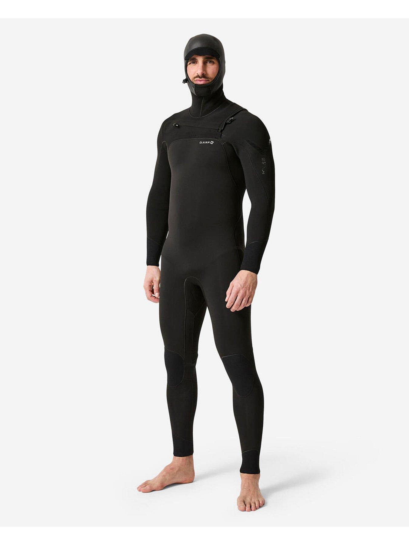 Image 1 of 6 of Decathlon Mens Surfing 5/4 mm Neoprene Wetsuit with Hood 900