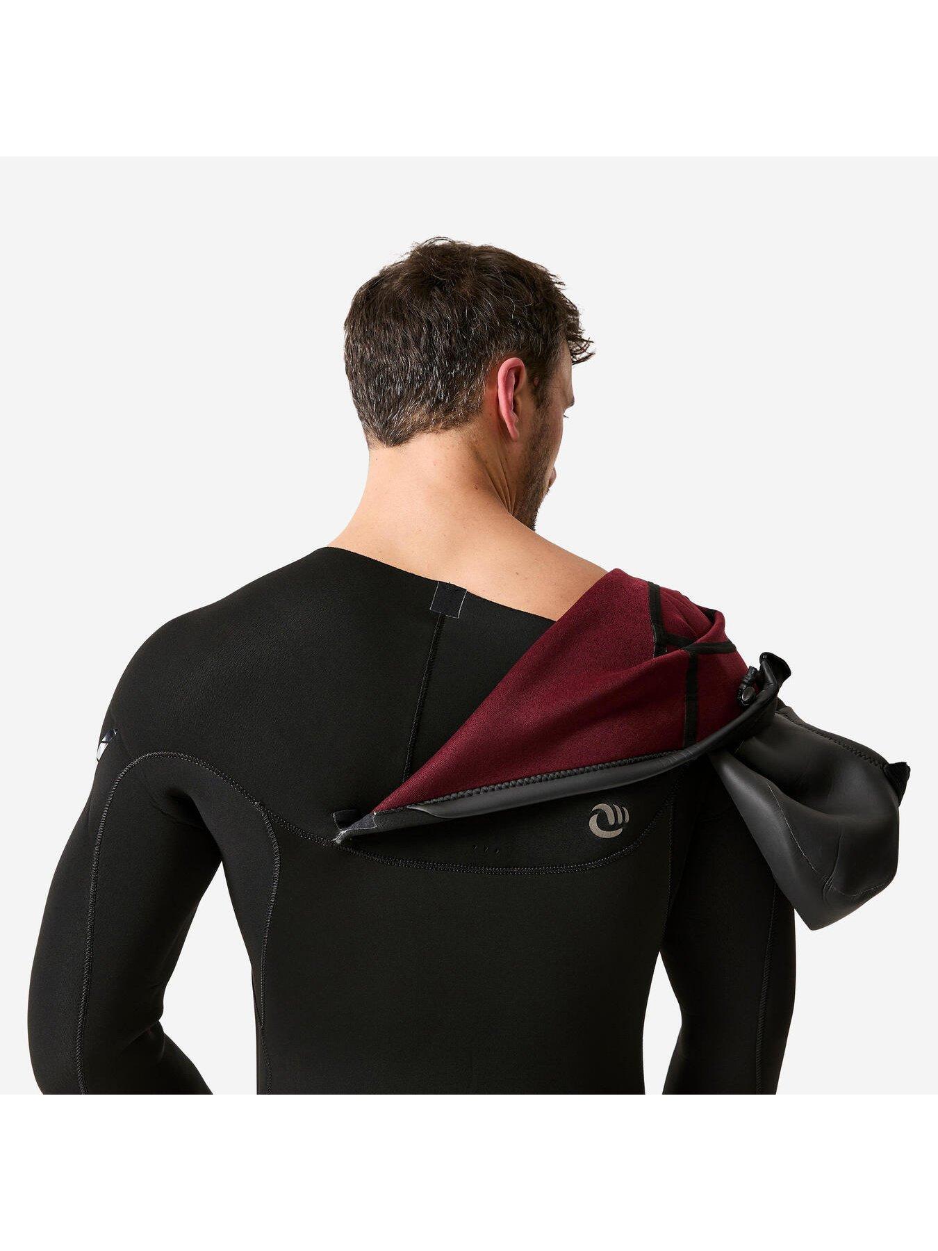 Image 2 of 6 of Decathlon Mens Surfing 5/4 mm Neoprene Wetsuit with Hood 900