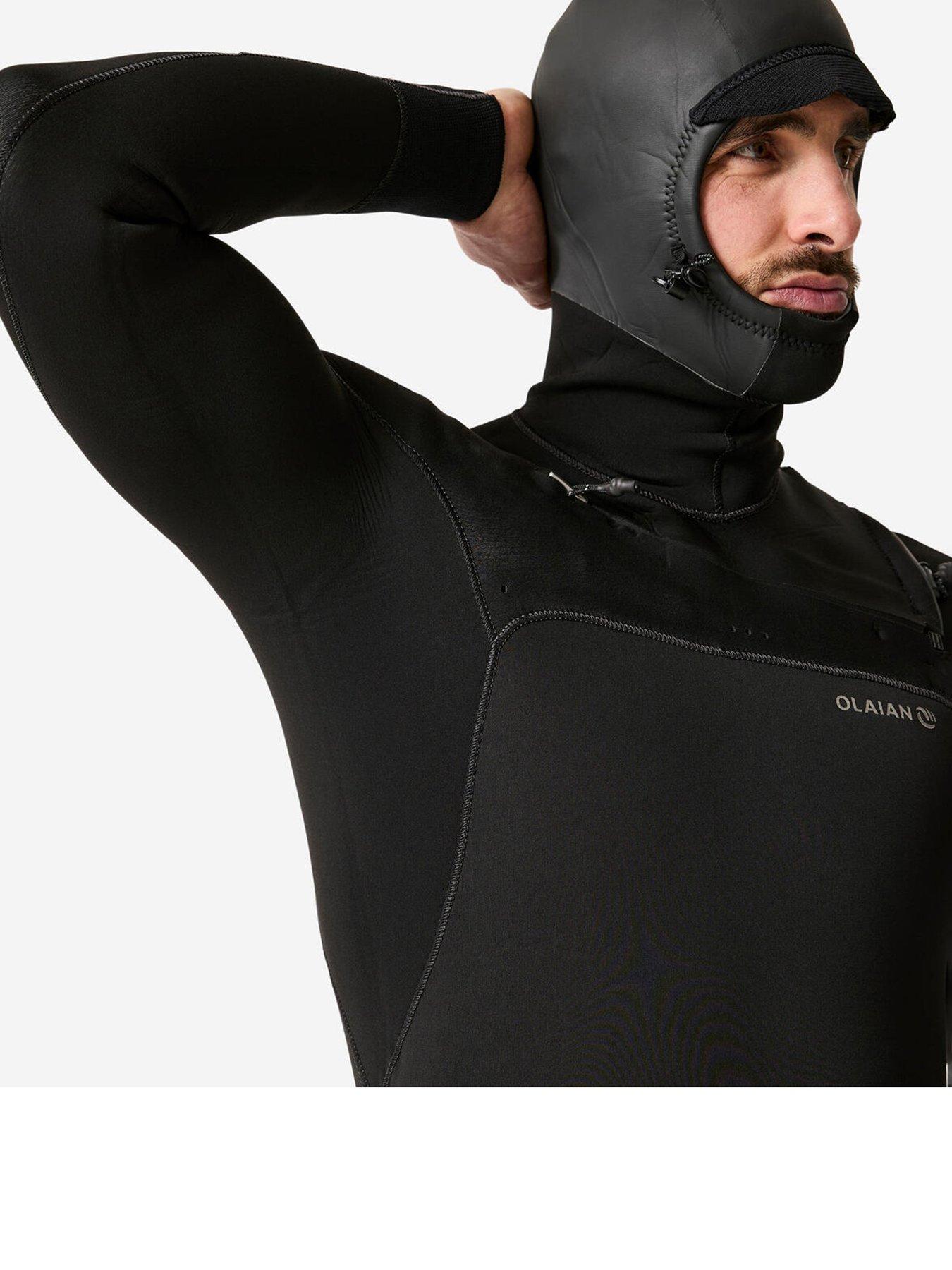 Image 3 of 6 of Decathlon Mens Surfing 5/4 mm Neoprene Wetsuit with Hood 900