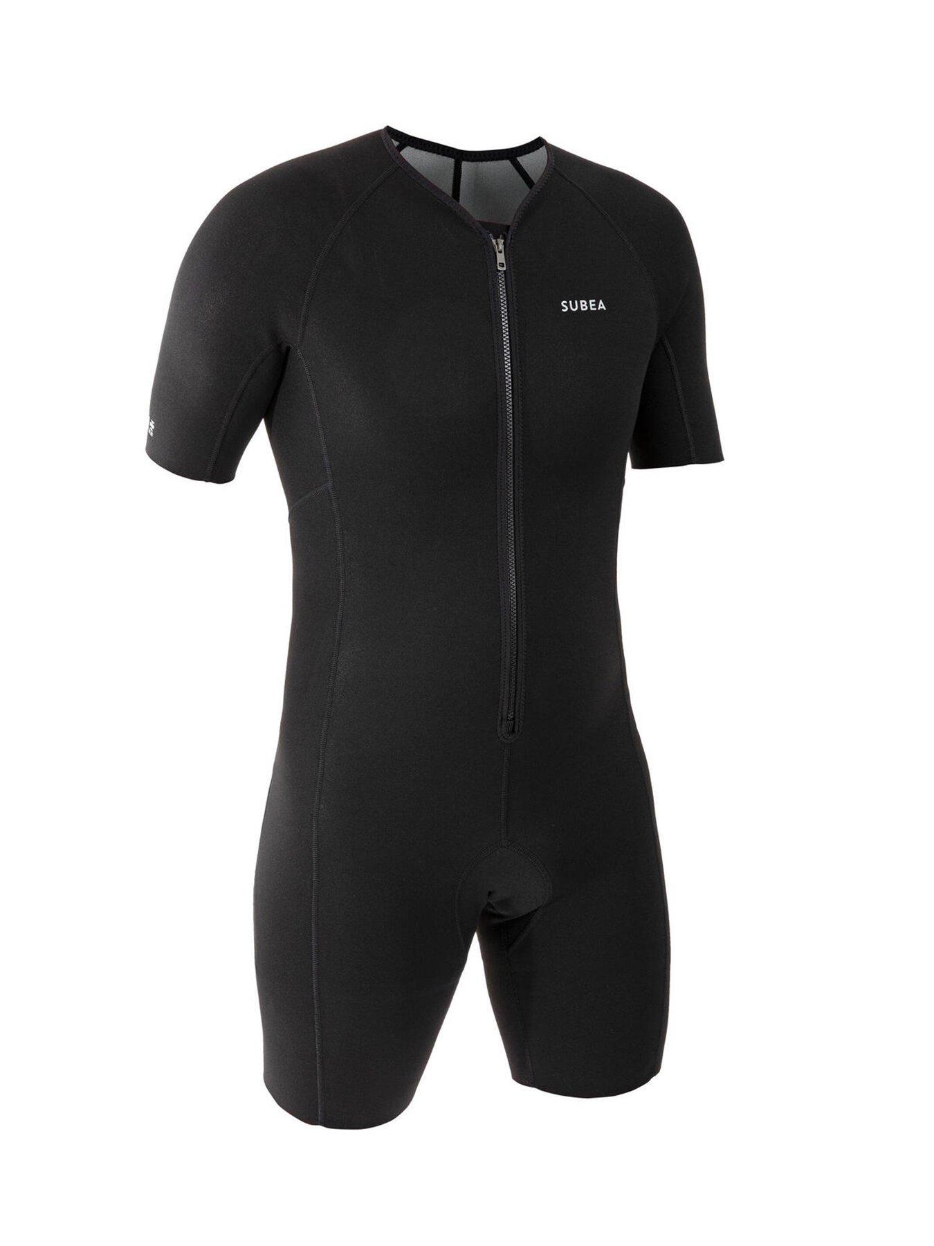 Image 7 of 7 of Decathlon Neoprene SCD Scuba Diving Shorty Undersuit 1mm - Black/grey