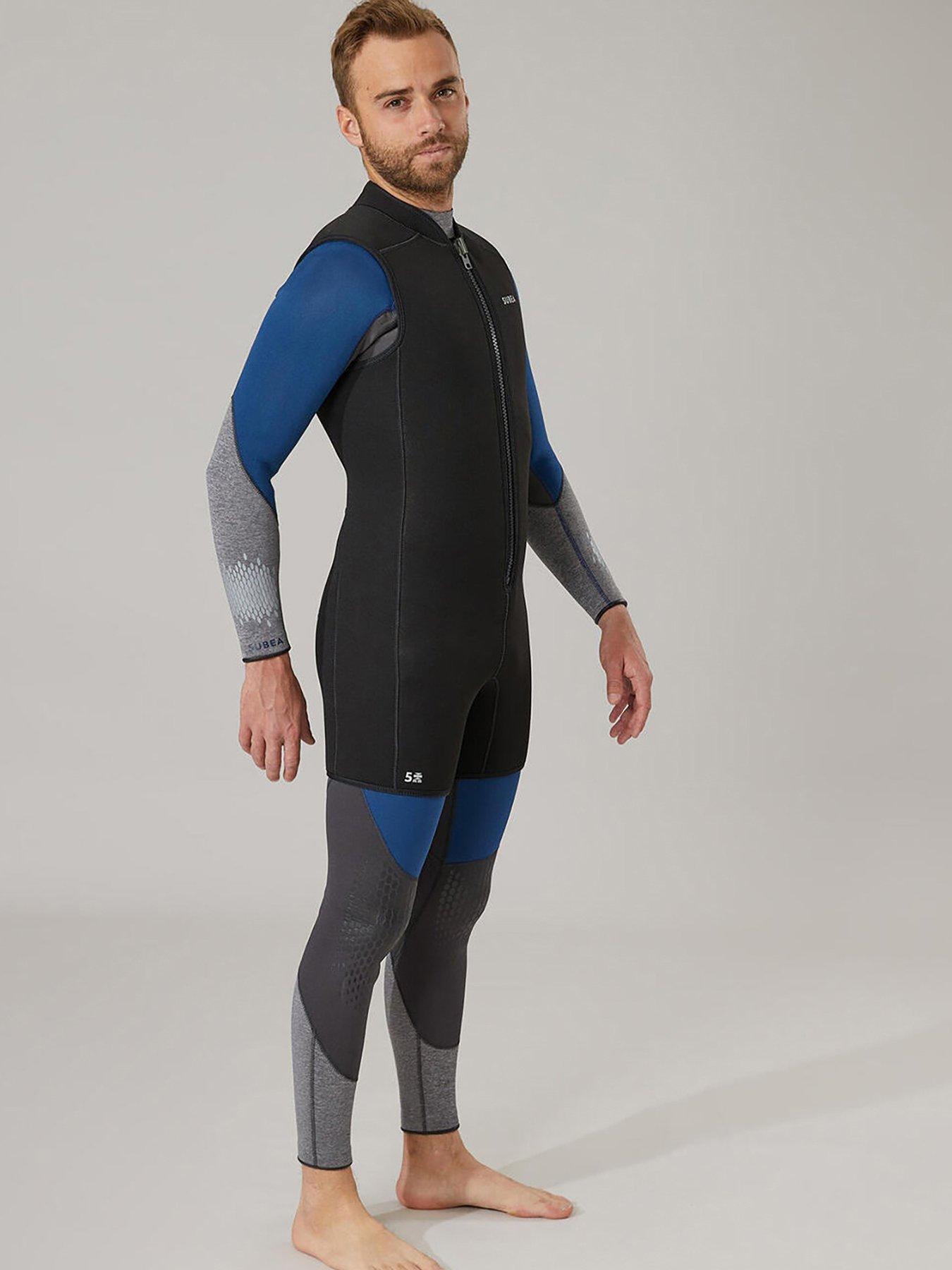 Image 1 of 6 of Decathlon Neoprene SCD Scuba Diving Shorty Oversuit 5.5 mm - Black