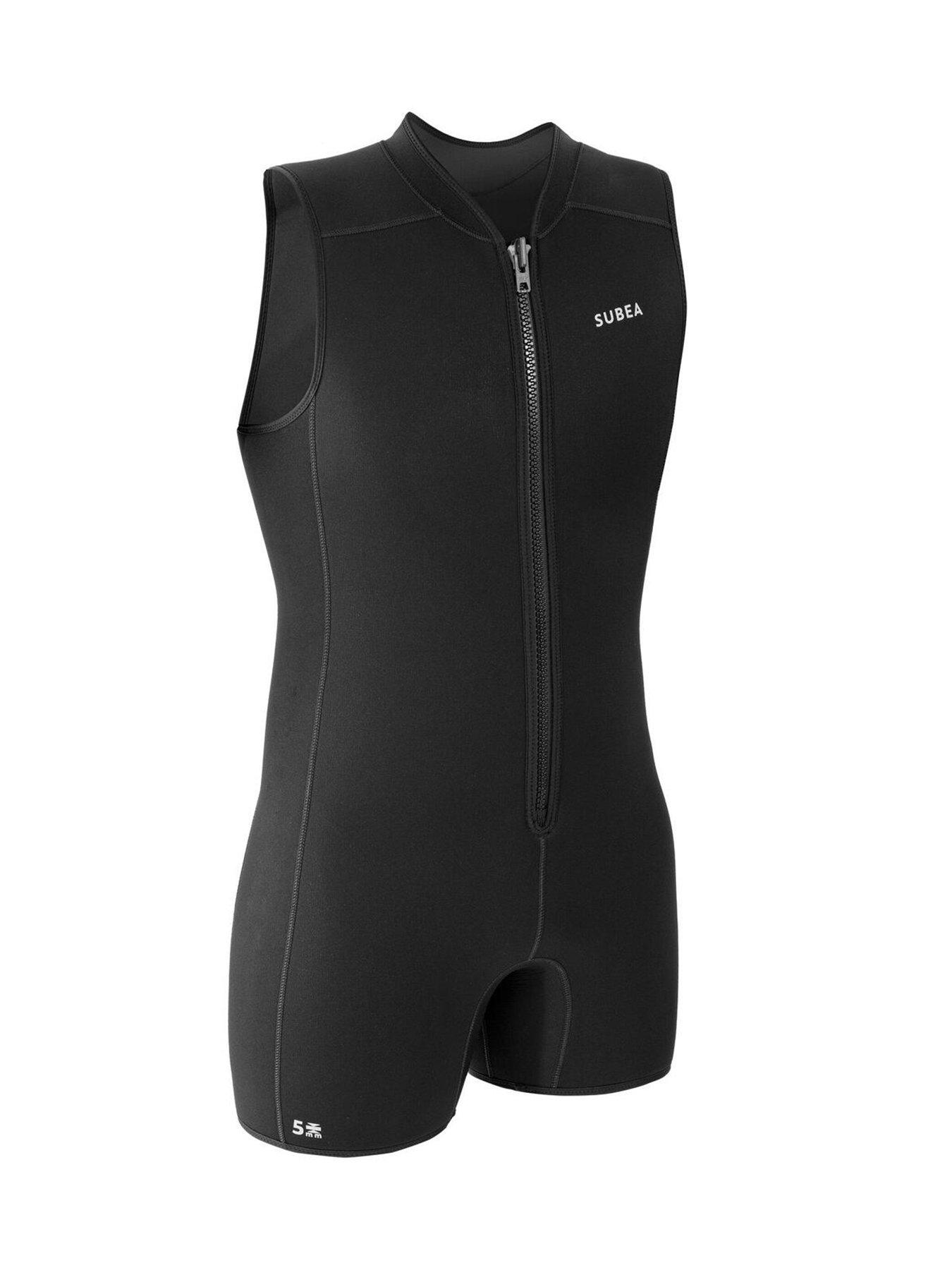 Image 6 of 6 of Decathlon Neoprene SCD Scuba Diving Shorty Oversuit 5.5 mm - Black