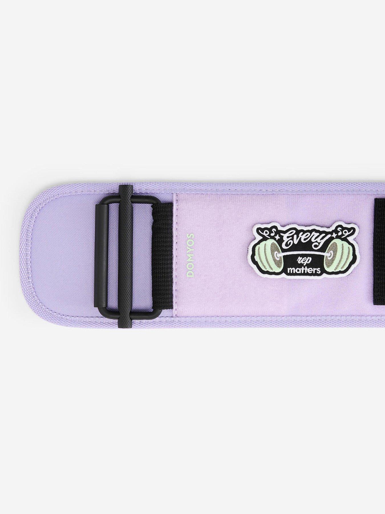 Image 4 of 5 of Decathlon Weight Lifting Belt with Secure Buckle - Purple